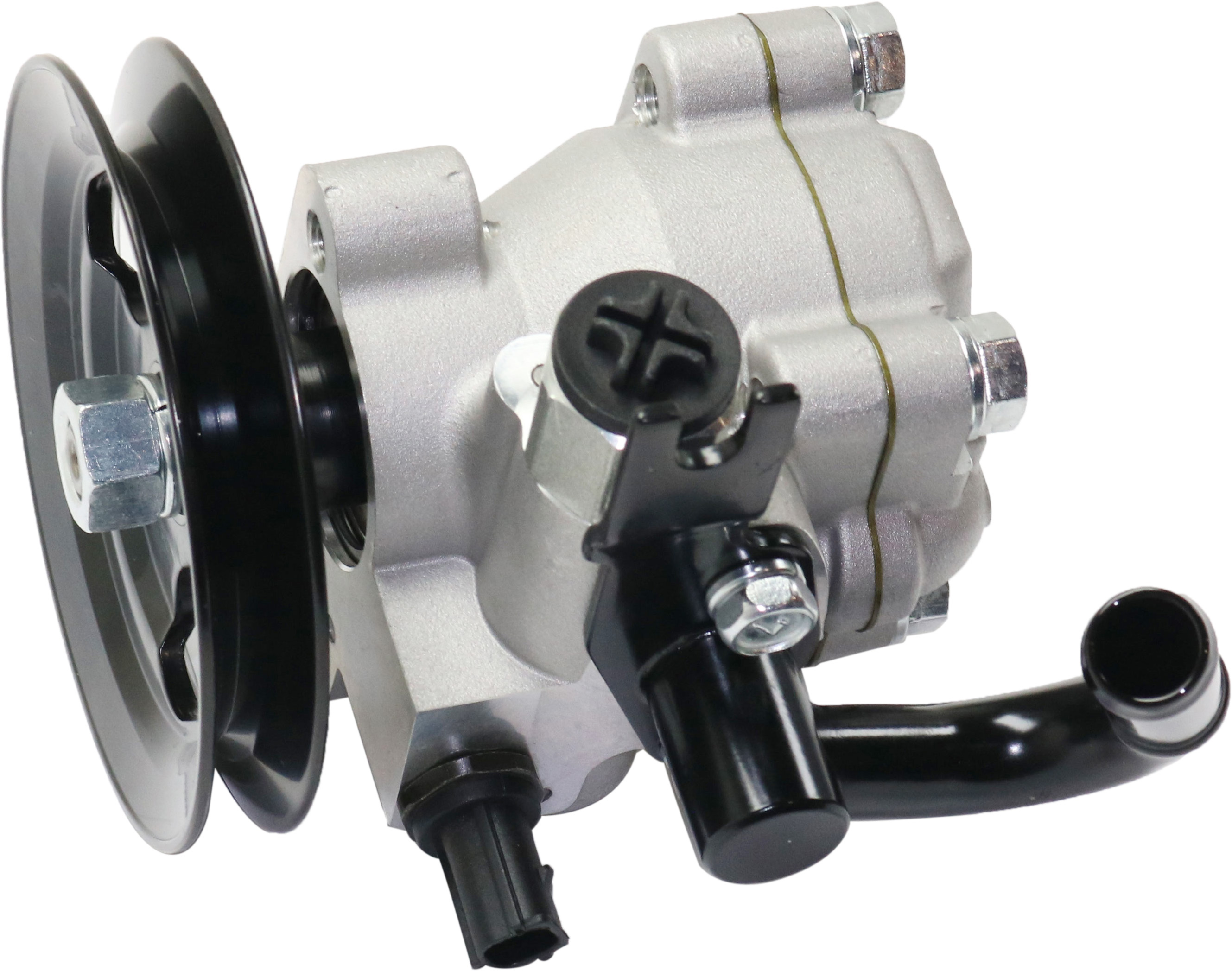AM RIO RIO5-06-11 POWER STEERING PUMP w Pulley w o Reservoir 14mm Sensor Port SKU RK51040002 OEM 571001G000