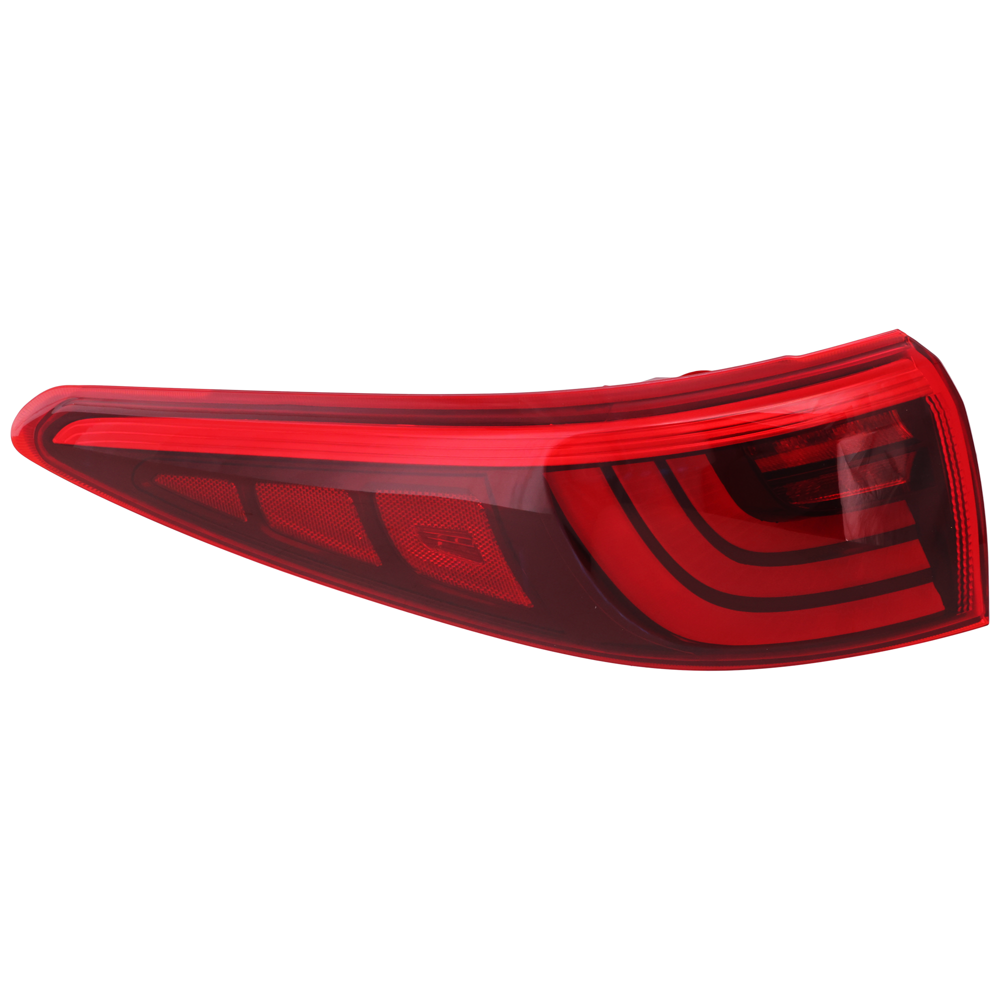 AM SPORTAGE 17-19 TAIL LAMP LH Outer Assembly LED CAPA SKU RK73010008Q Partslink KI2804133C OEM 92401D9120