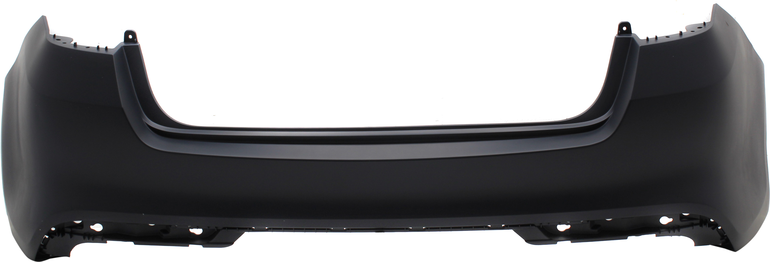 AM OPTIMA 16-18 REAR BUMPER COVER Primed Exc. Hybrid Models USA Built Vehicle w o Park Assist Sensor Holes SKU RK76010005P Partslink KI1100204 OEM 86611D5000