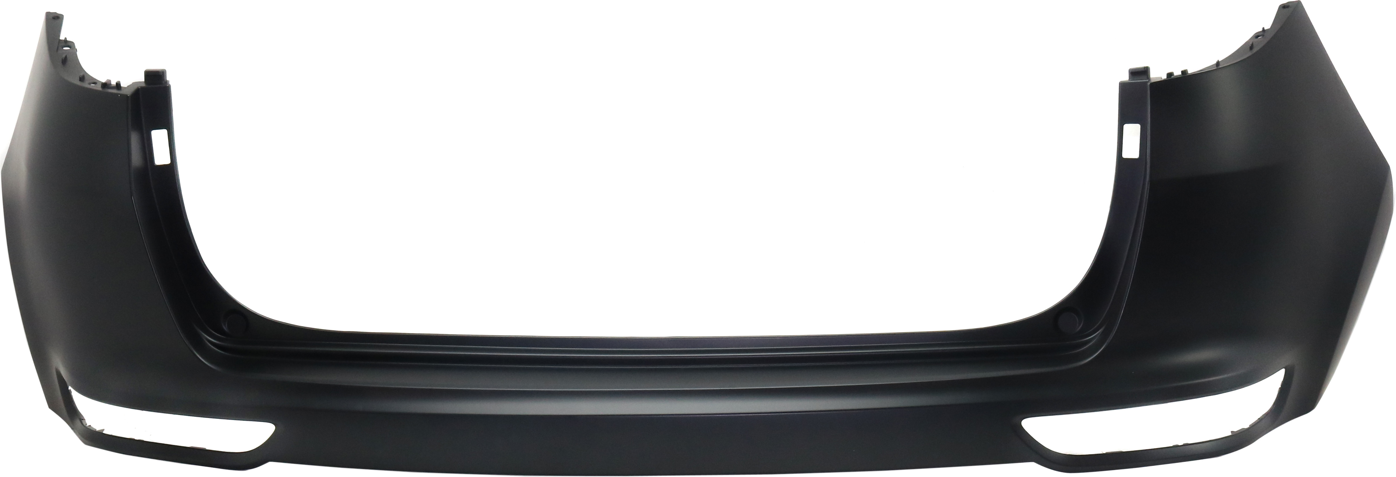 AM SPORTAGE 17-19 REAR BUMPER COVER Upper Primed w o Parking Aid Snsr Holes CAPA SKU RK76010012PQ Partslink KI1100206C OEM 86611D9000