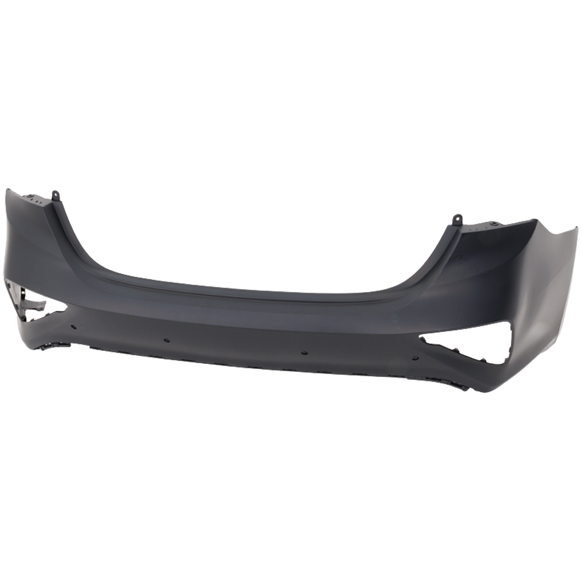 AM FORTE 19-21 REAR BUMPER COVER Primed EX Model w Launch Edition Pkg GT Model w Parking Aid Sensor Holes Sedan SKU RK76010026P Partslink KI1100225 OEM 86610M7010