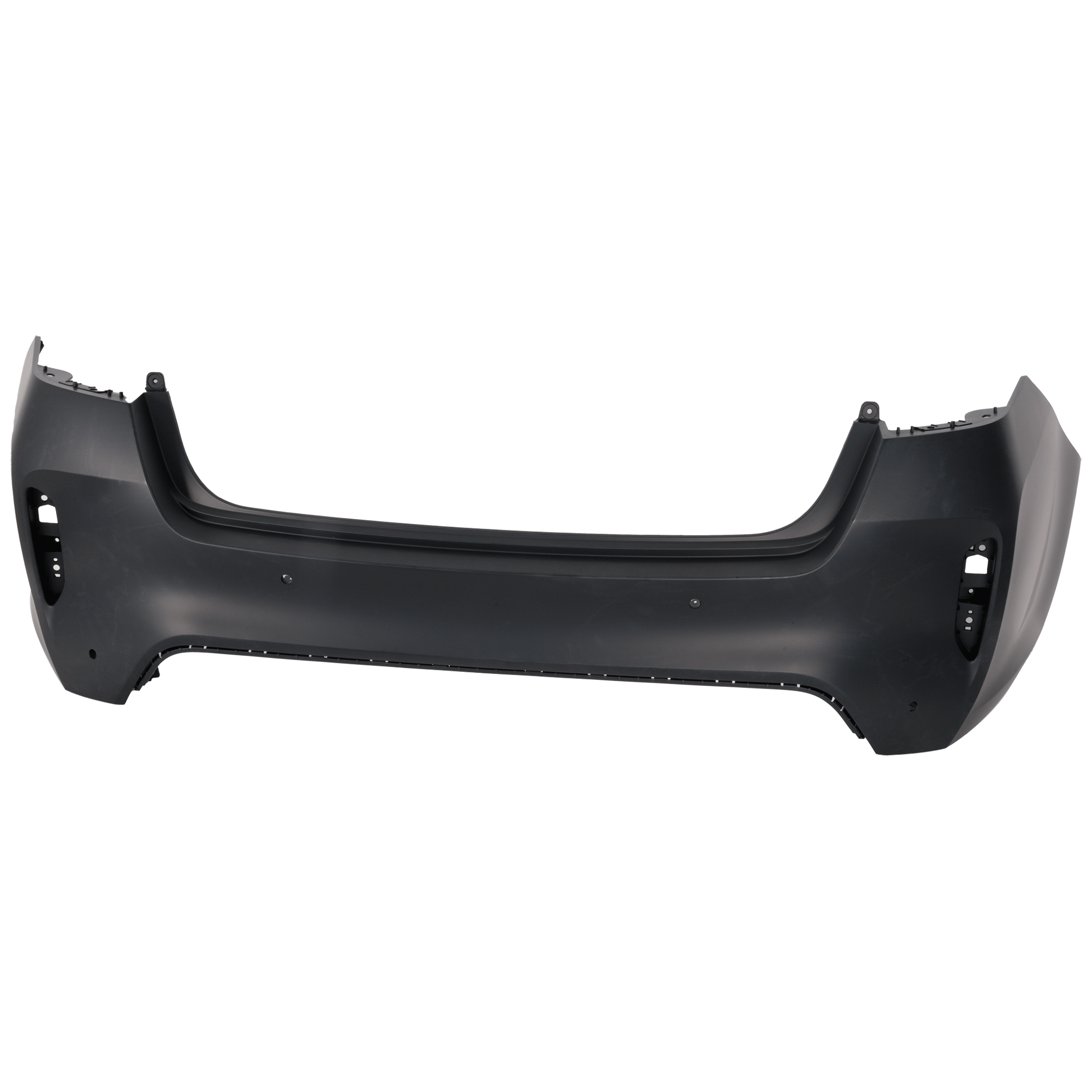 AM OPTIMA 17-19 REAR BUMPER COVER Primed w o Parking Aid Sensor Holes Hybrid Models SKU RK76010098P Partslink KI1100217 OEM 86611A8000
