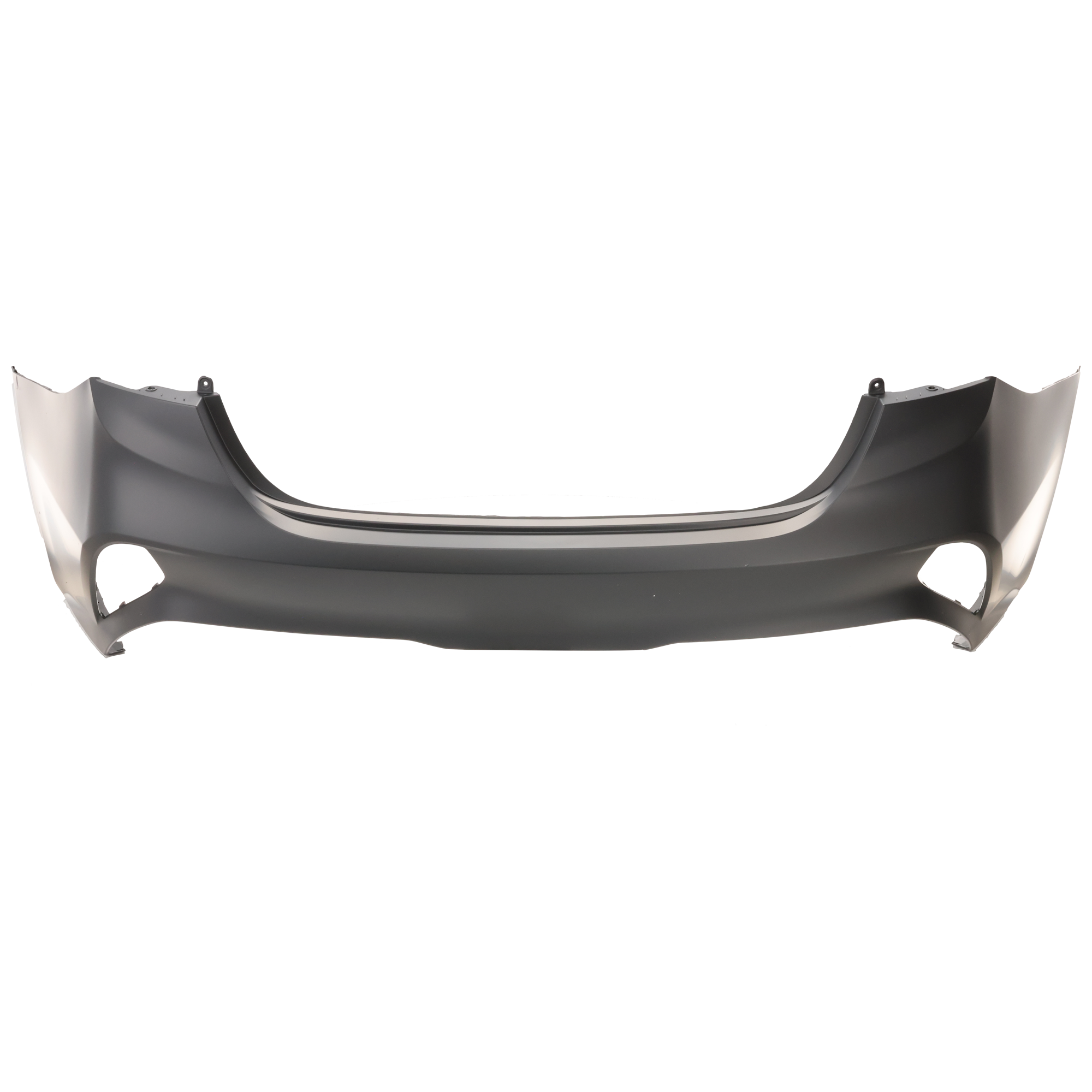AM FORTE 22-24 REAR BUMPER COVER Primed FE GT w o Parking Aid Sensor Holes GT Line LX LXS Models CAPA SKU RK76010102PQ Partslink KI1100240C OEM 86611M7EB0