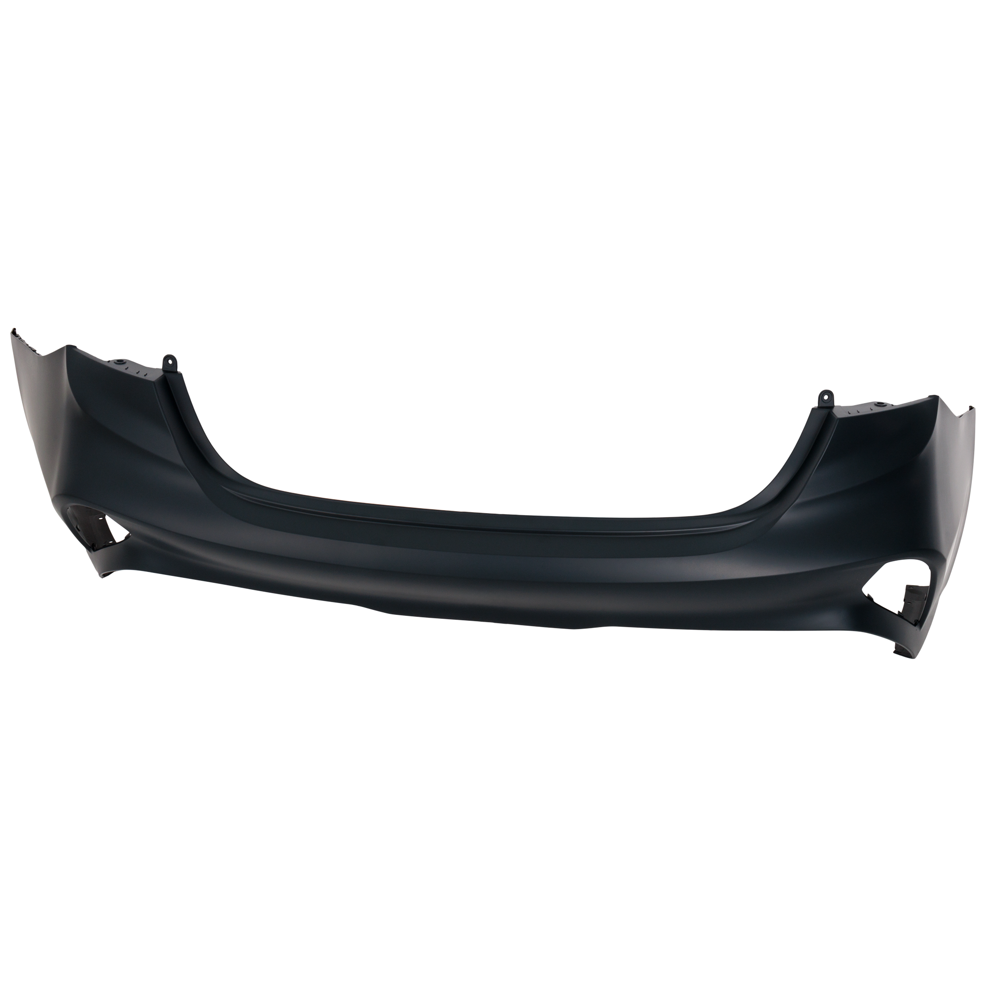 AM FORTE 22-24 REAR BUMPER COVER Primed FE GT w o Parking Aid Sensor Holes GT Line LX LXS Models SKU RK76010102P Partslink KI1100240 OEM 86611M7EB0