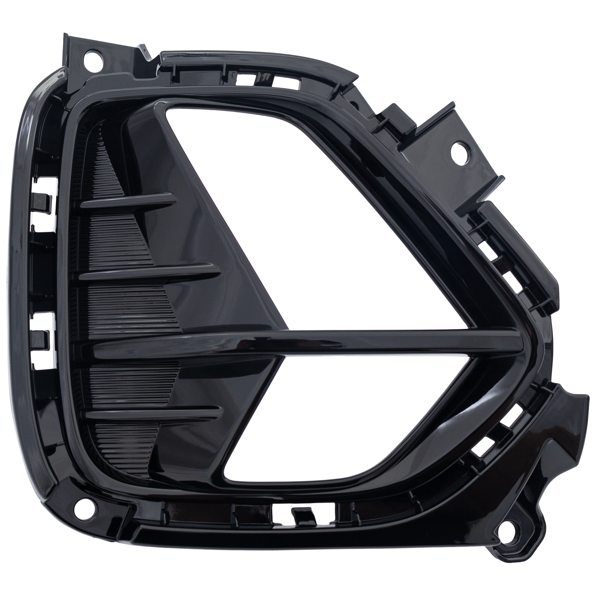 AM NIRO 20-22 REAR BUMPER MOLDING RH Backup Lamp Cover Gloss Black SKU RK76350017 Partslink KI1139106 OEM 86664G5500