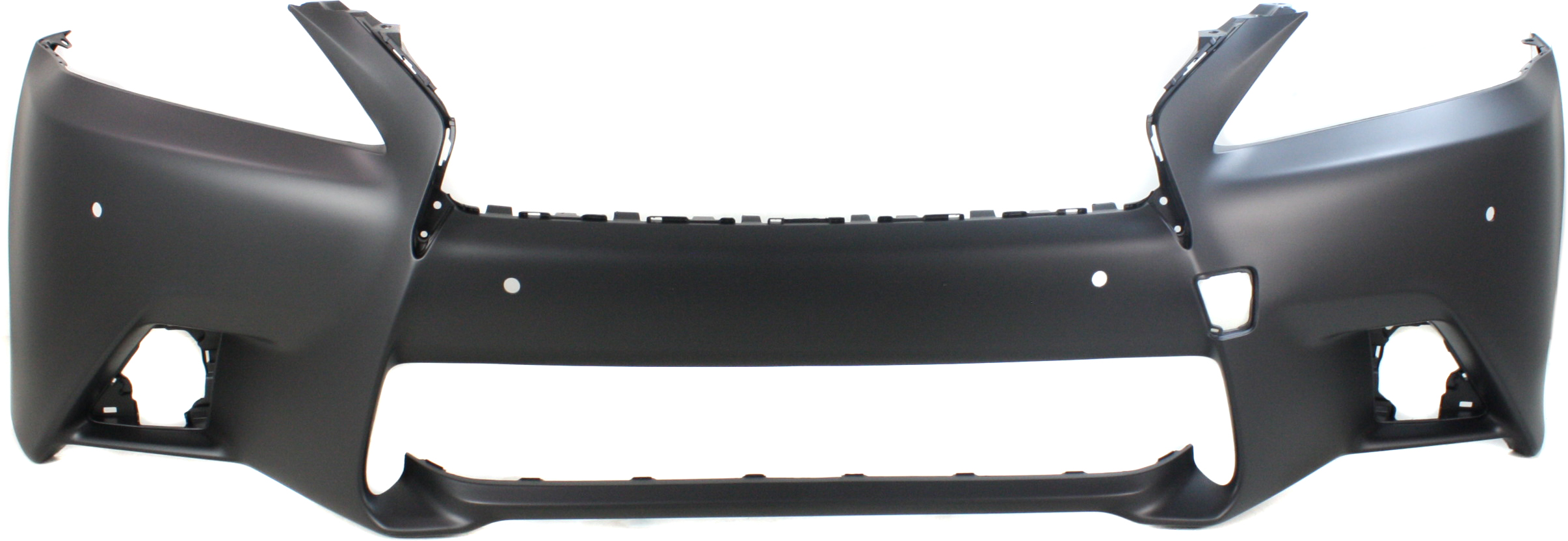 AM GS350 GS450H 14-15 FRONT BUMPER COVER Primed w F Sport Package w Parking Aid Sensor Holes w o Headlight Washer Holes SKU RL01030003P Partslink LX1000283 OEM 521193A947