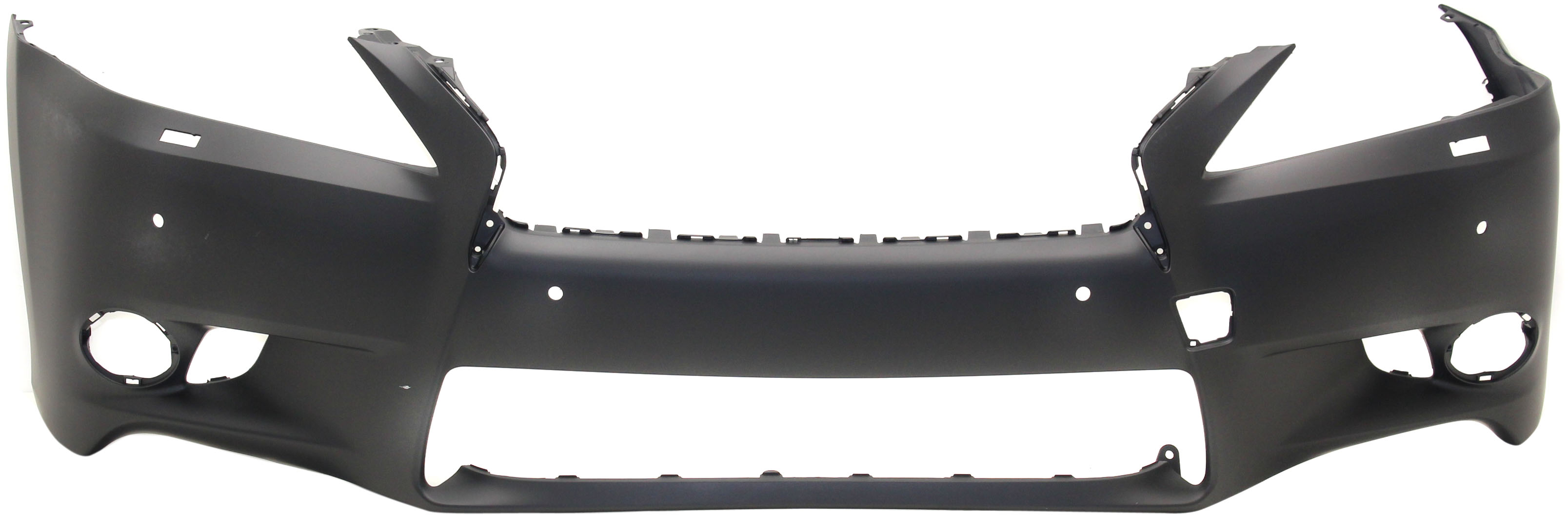 AM GS350 GS450H 14-15 FRONT BUMPER COVER Primed w o F Sport Package w Parking Aid Sensor Holes w Headlight Washer Holes SKU RL01030008P Partslink LX1000282 OEM 521193A967