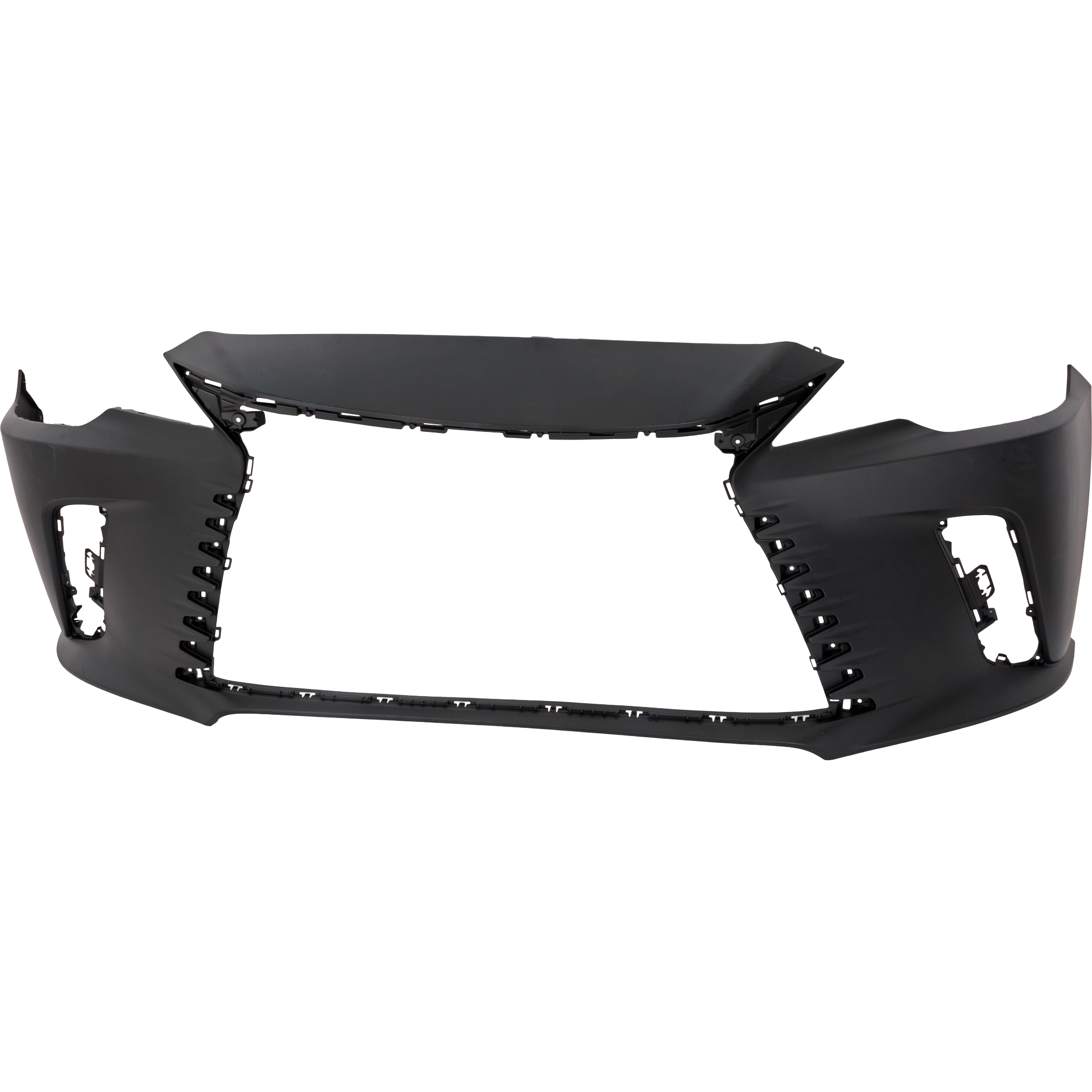 AM RX350 RX350H 23-24 FRONT BUMPER COVER Primed RX350 w o F Sport Package North America Built Vehicle w o Headlight Washer and Park Assist Sensor Holes SKU RL010300142P Partslink LX1000413 OEM 521190E963