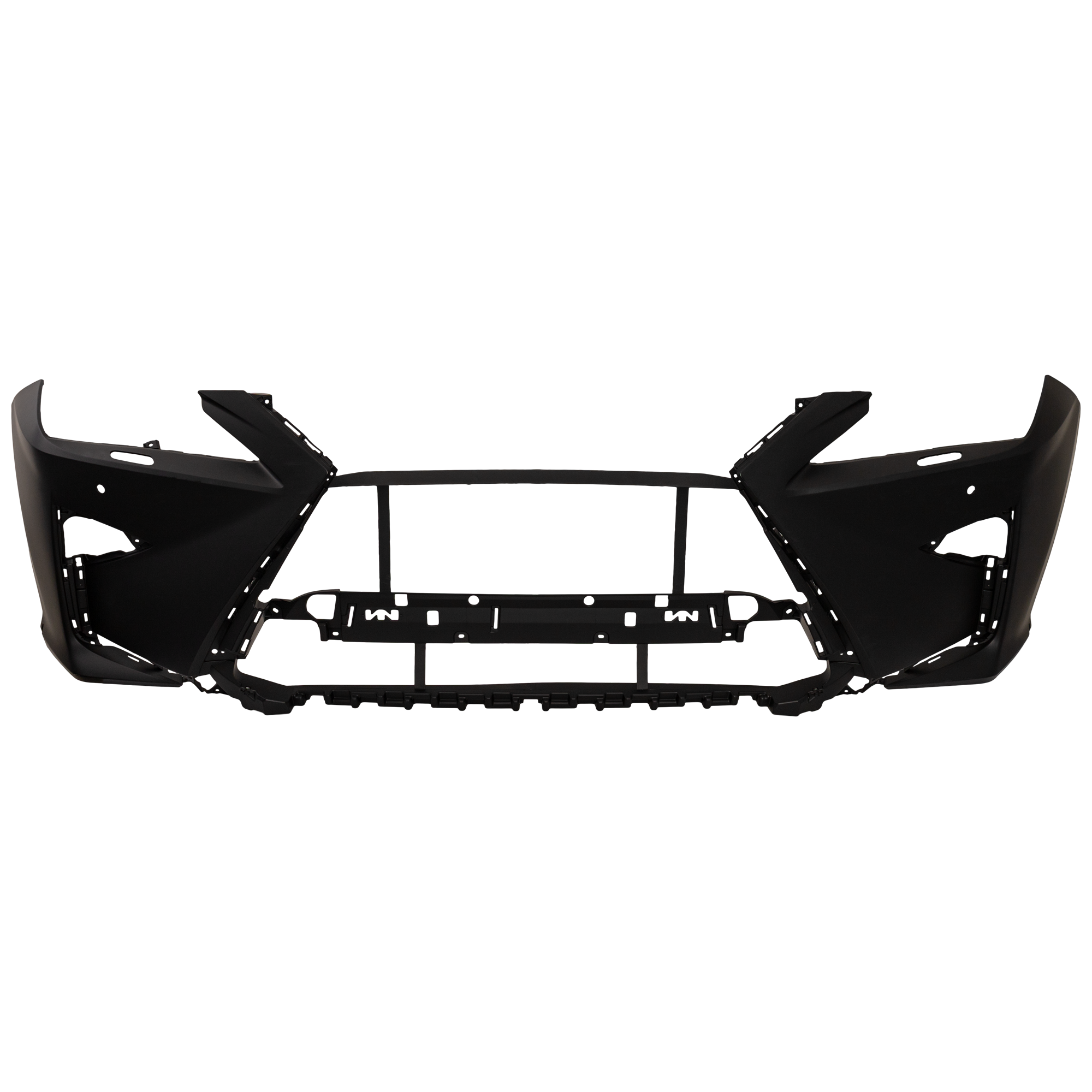 AM RX350 RX450H 16-19 RX350L 18-19 FRONT BUMPER COVER Primed RX350 Canada Built Vehicle w HLW Holes and Parking Aid Sensor Holes CAPA SKU RL01030018PQ Partslink LX1000316C OEM 521190E936