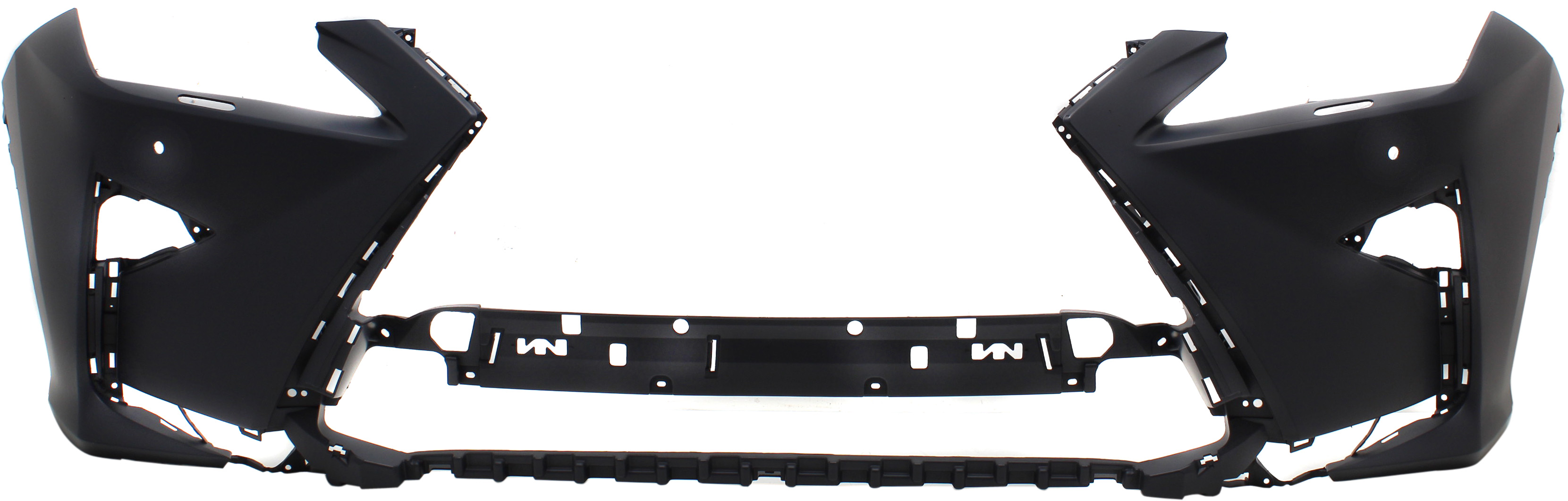 AM RX350 RX450H 16-19 RX350L 18-19 FRONT BUMPER COVER Primed RX350 Canada Built Vehicle w HLW Holes and Parking Aid Sensor Holes SKU RL01030018P Partslink LX1000316 OEM 521190E936