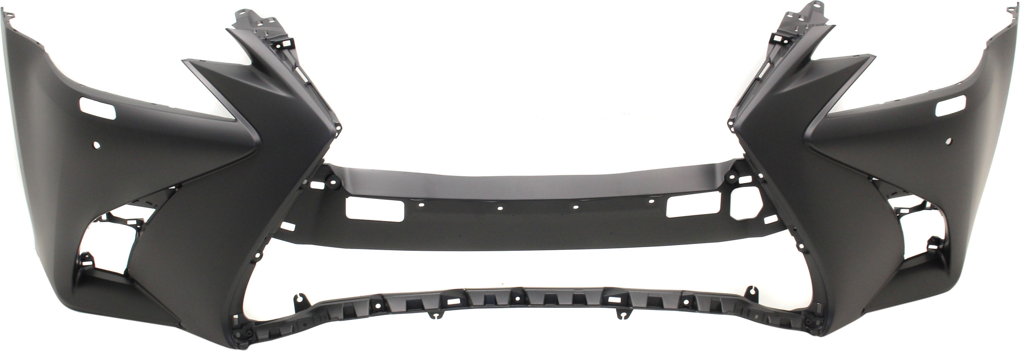 AM GS200T GS300 GS350 GS450H 16-20 FRONT BUMPER COVER Primed w F Sport Pkg w HLW and Parking Aid Sensor Holes SKU RL01030027P Partslink LX1000322 OEM 521193A986