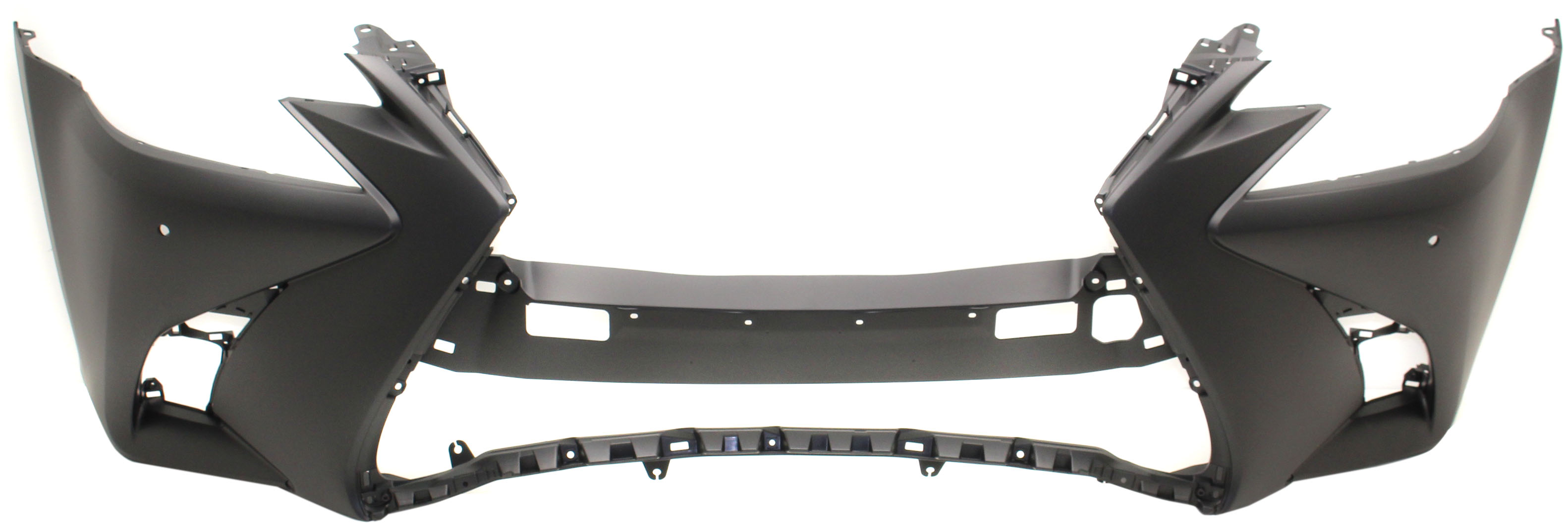 AM GS200T GS300 GS350 GS450H 16-20 FRONT BUMPER COVER Primed w F Sport Pkg w o HLW Holes w Parking Aid Sensor Holes SKU RL01030028P Partslink LX1000321 OEM 521193A989
