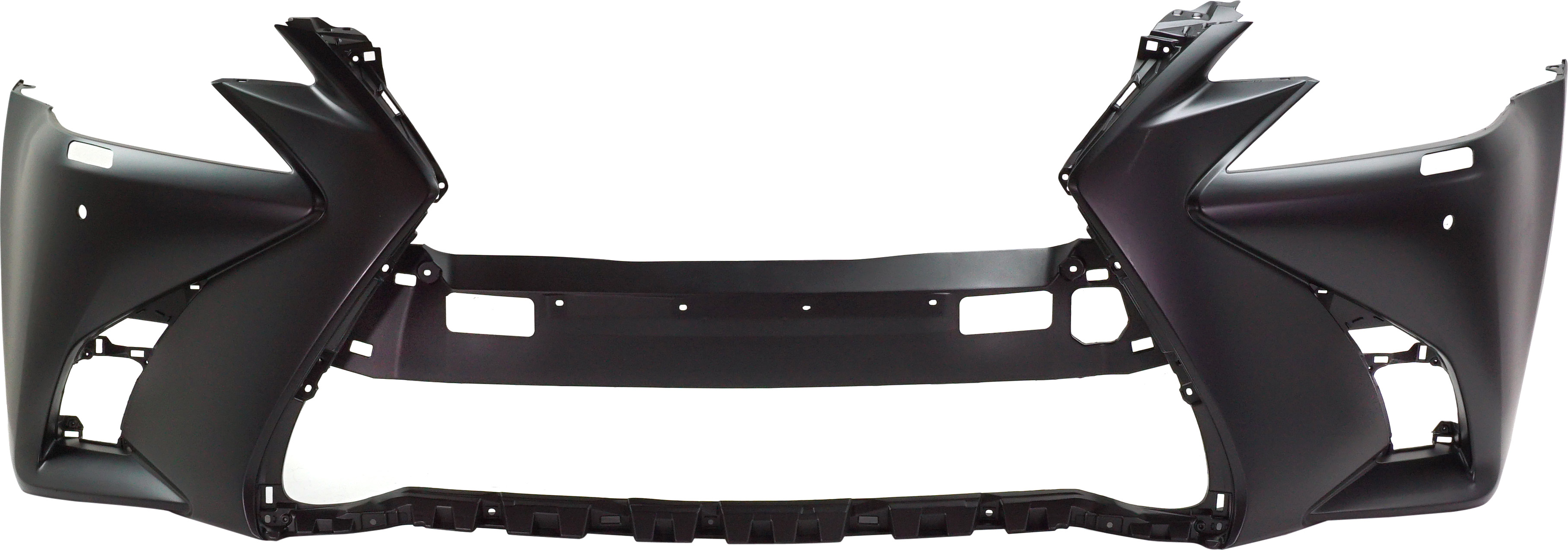 AM GS450H 16-18 GS350-16-20 FRONT BUMPER COVER Primed w o F Sport Pkg w Headlight Washer Holes and Parking Aid Sensor Holes CAPA SKU RL01030031PQ Partslink LX1000332C OEM 521193F935