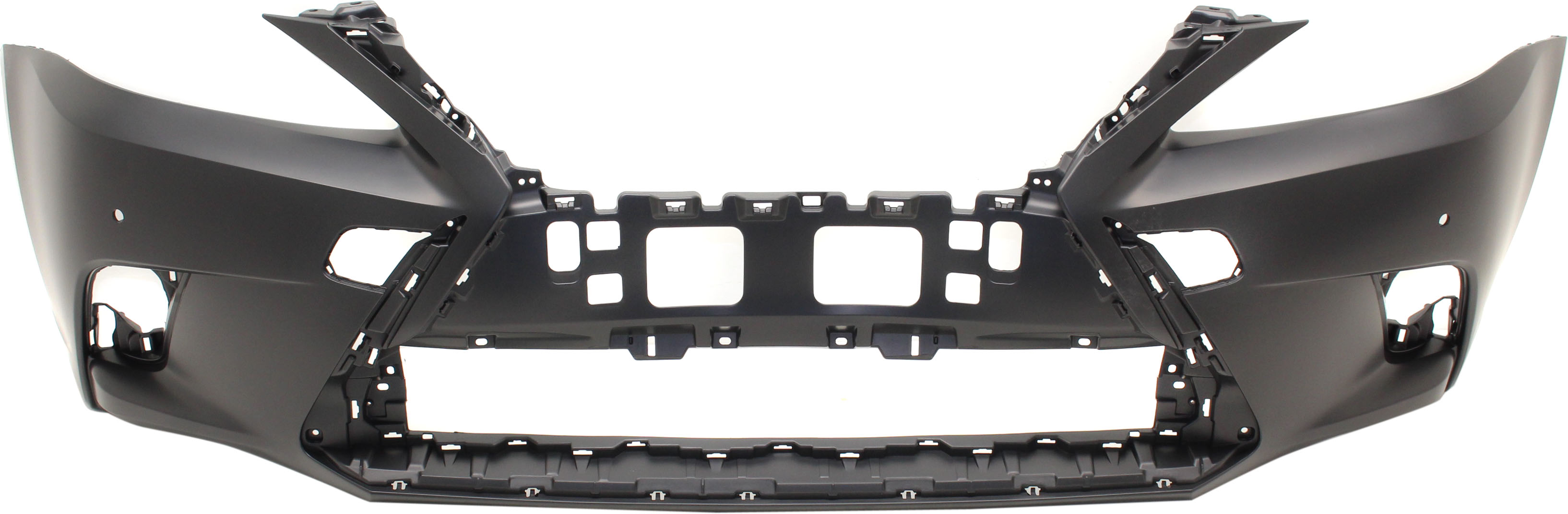 AM CT200H 16-17 FRONT BUMPER COVER Primed w o F Sport Pkg w o Headlight Washer Holes w Parking Aid Sensor Holes SKU RL01030033P Partslink LX1000337 OEM 5211976934