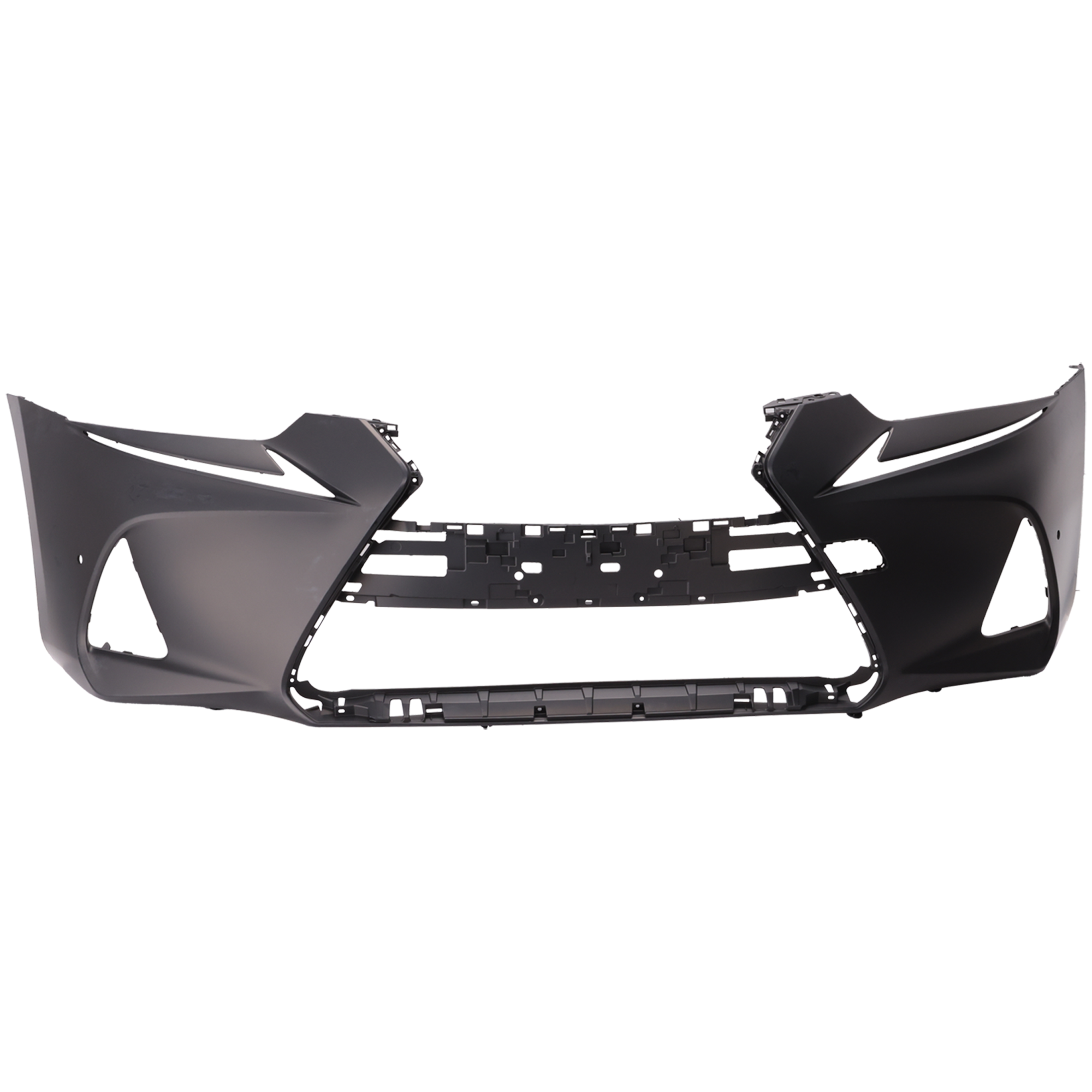 AM IS200T IS300 IS350-17-17 FRONT BUMPER COVER Primed w o F Sport Pkg. w Park Distance Control Sensor Holes SKU RL01030044P Partslink LX1000336 OEM 521195E922