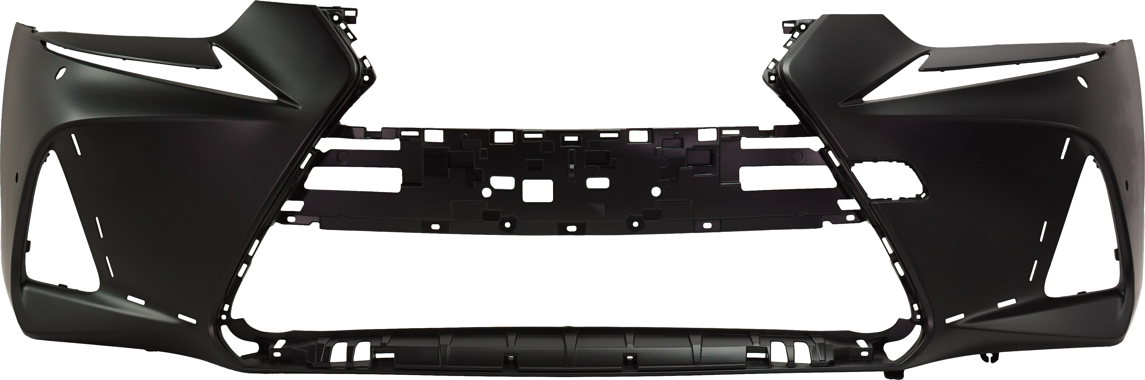 AM IS300 IS350-18-20 FRONT BUMPER COVER Primed w F Sport Pkg. Park Distance Sensor Holes and Headlight Washer Holes SKU RL01030048P Partslink LX1000371 OEM 521195E962