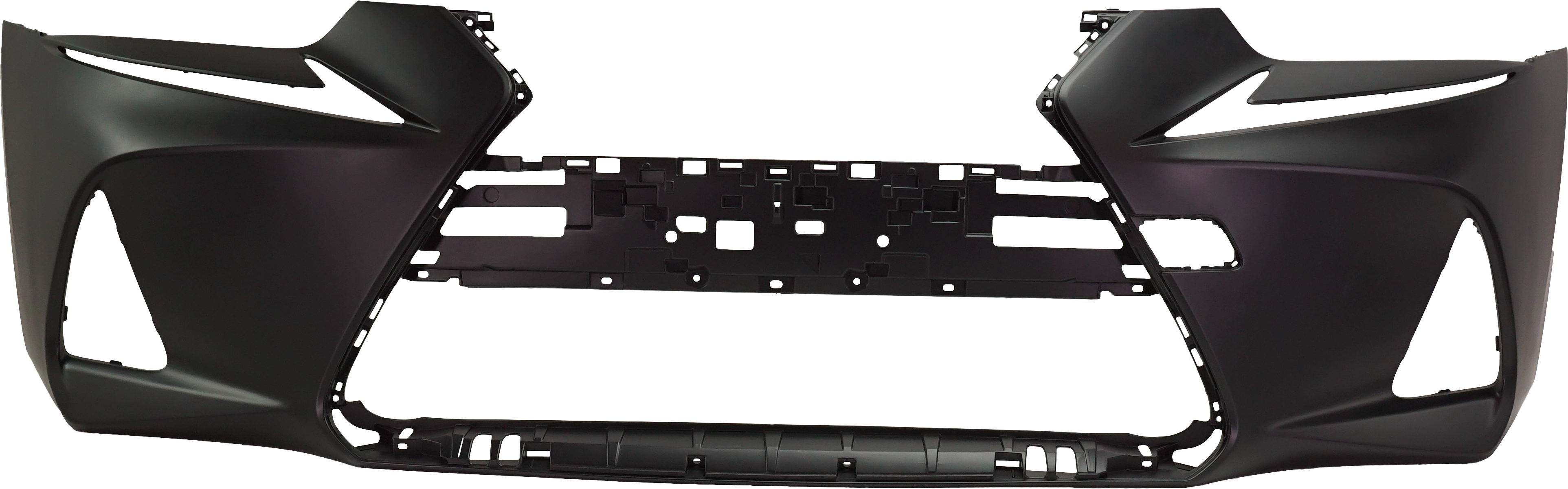 AM IS300 IS350-18-20 FRONT BUMPER COVER Primed w o F Sport Pkg. Park Distance Sensor Holes and Headlight Washer Holes SKU RL01030049P Partslink LX1000364 OEM 521195E950