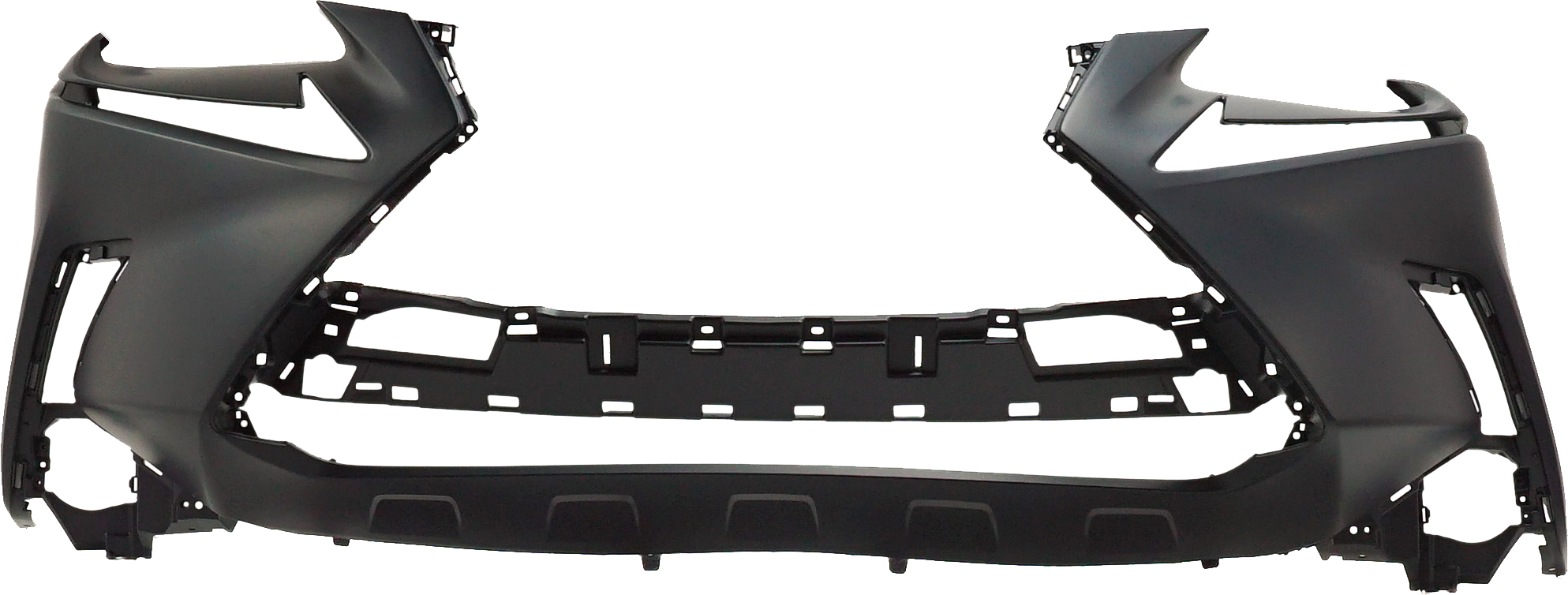 AM NX300 NX300H 18-19 FRONT BUMPER COVER Primed w o F Sport Package w o Headlight Washer Holes and Park Distance Control Sensor Holes SKU RL01030061P Partslink LX1000345 OEM 5211978947