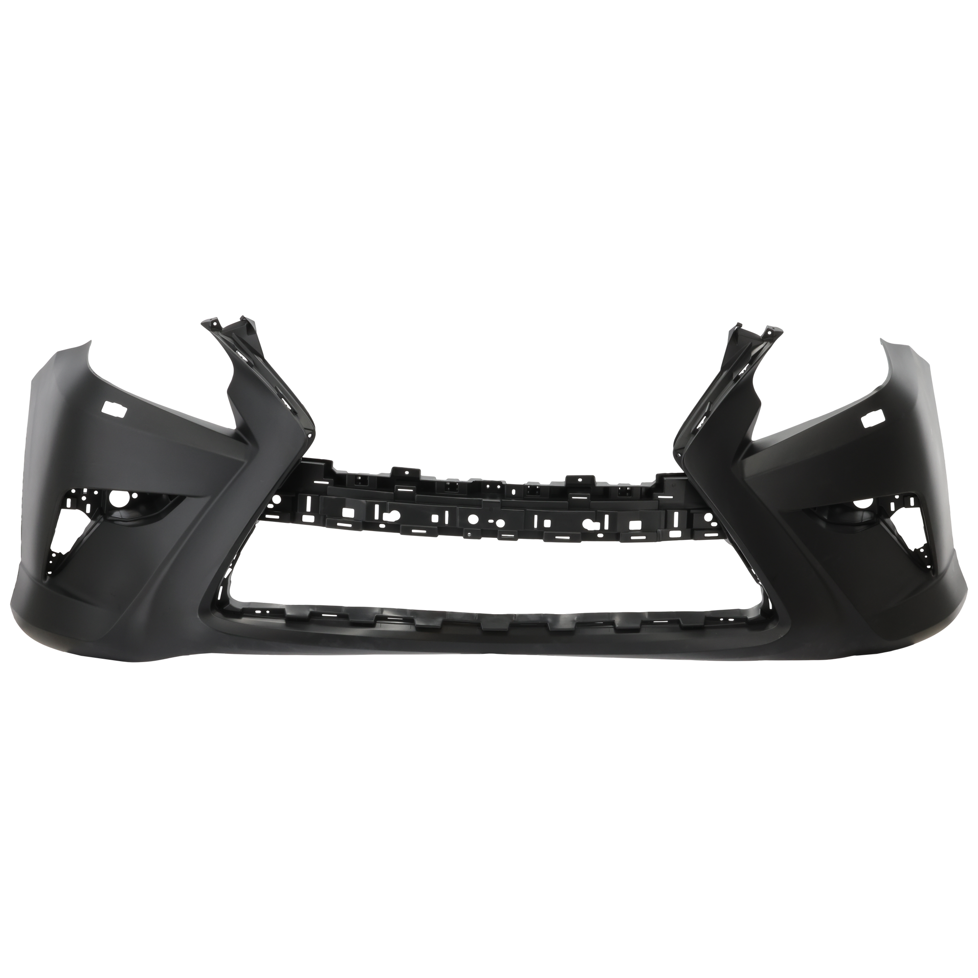 AM GX460-20-23 FRONT BUMPER COVER Primed w HLW Holes w Parking Aid Sensor Holes Base Executive Luxury Premium Models SKU RL01030067P Partslink LX1000375 OEM 521196B999