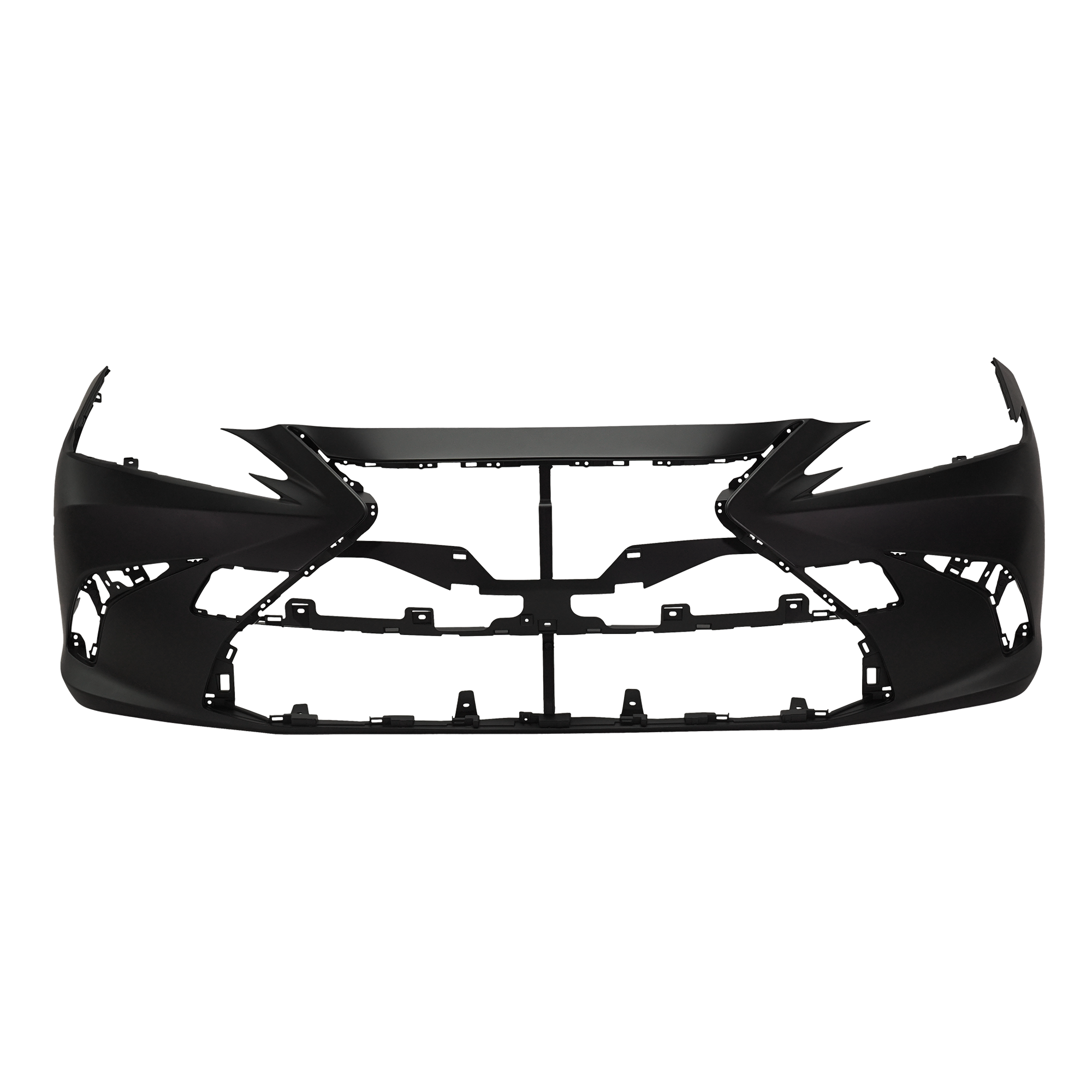 AM ES250-21-21 ES300H ES350-19-21 FRONT BUMPER COVER Primed ES250 ES350 w o F Sport Pkg w o PDC Sensor Holes Japan Built Vehicle SKU RL01030072P Partslink LX1000360 OEM 521193T941