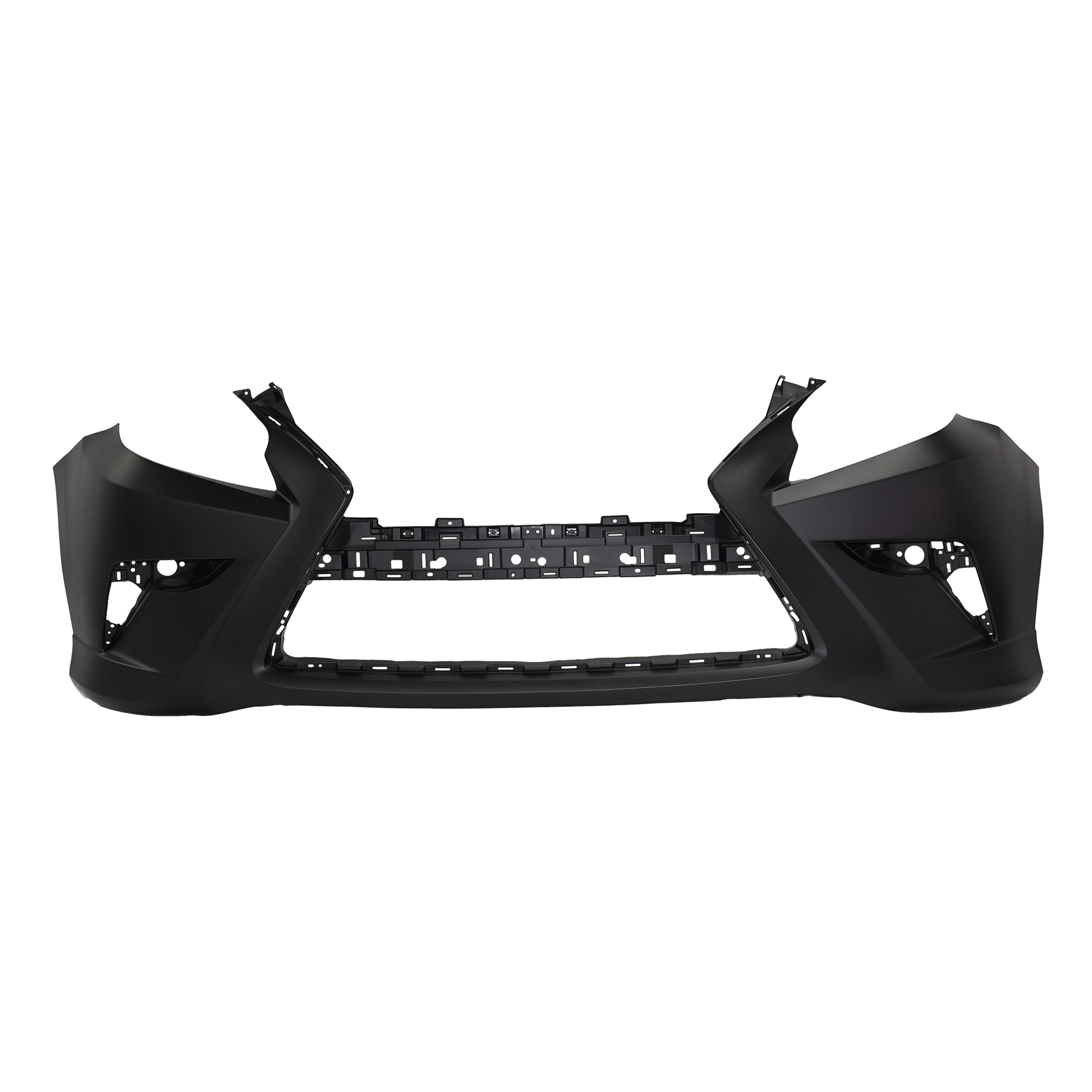 AM GX460-14-23 FRONT BUMPER COVER Primed w o HLW Holes and Parking Aid Sensor Holes Exc. Black Line Edition Model SKU RL01030073P Partslink LX1000271 OEM 521196B992