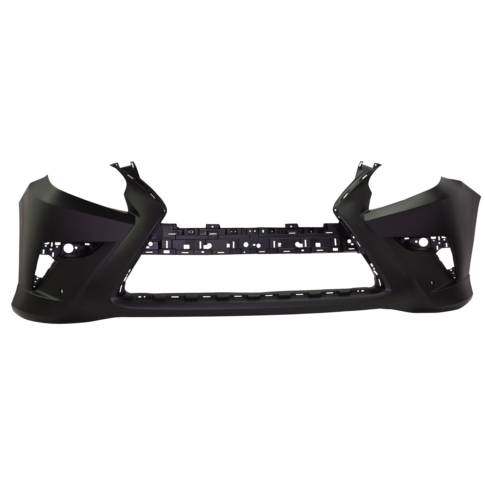AM GX460-14-19 FRONT BUMPER COVER Primed w o HLW Holes w Parking Aid Sensor Holes SKU RL01030074P Partslink LX1000270 OEM 521196B994