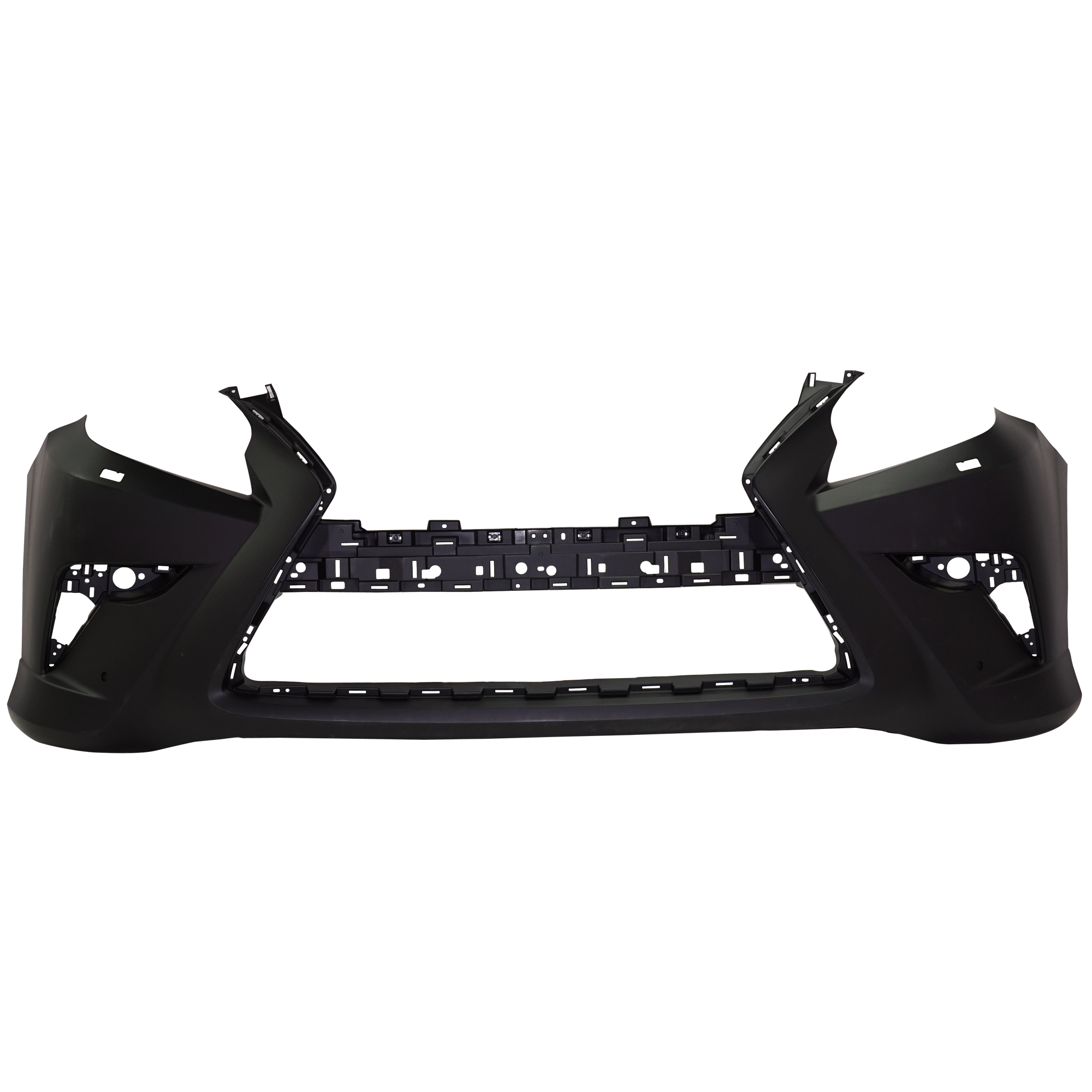 AM GX460-14-19 FRONT BUMPER COVER Primed w HLW Holes w Parking Aid Sensor Holes SKU RL01030076P Partslink LX1000268 OEM 521196B997