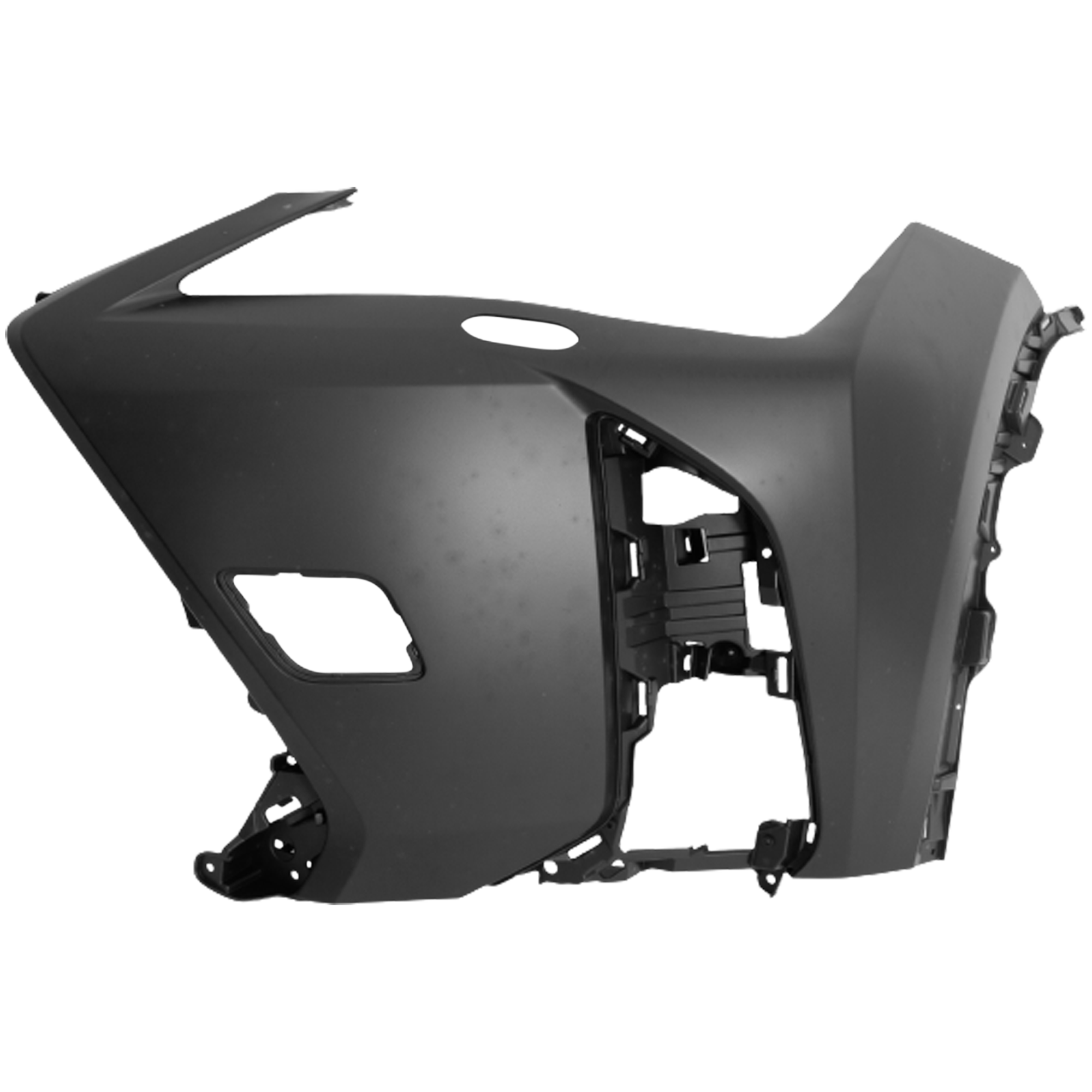 AM UX200-19-22 UX250H 19-23 FRONT BUMPER COVER LH Primed w F Sport Package and Headlight Washer Holes w o Park Distance Control Sensor Holes SKU RL01030090P Partslink LX1016107 OEM 5211376912