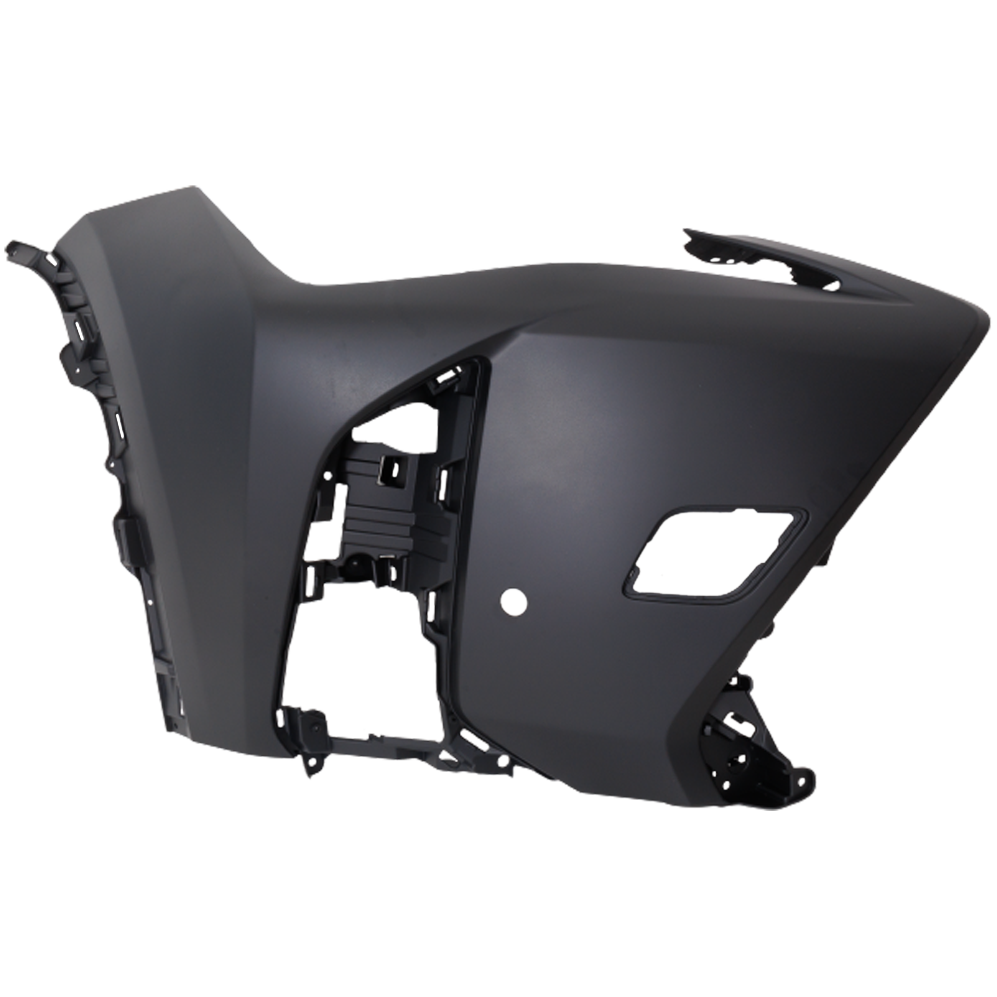 AM UX200-19-22 UX250H 19-23 FRONT BUMPER COVER RH Primed w F Sport Package and Park Distance Control Sensor Holes w o Headlight Washer Holes SKU RL01030091P Partslink LX1017108 OEM 5211276912