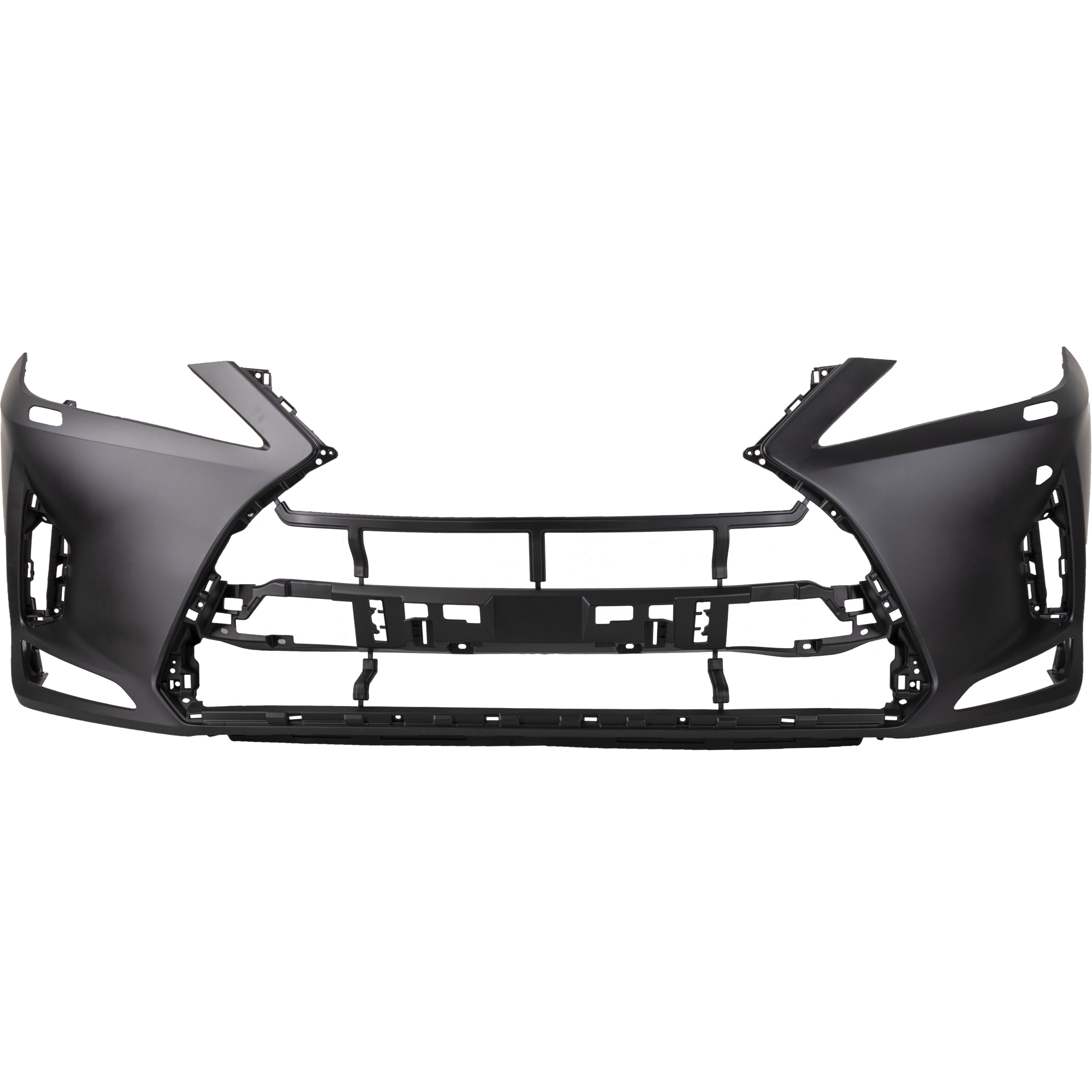 AM RX350 RX350L RX450H 20-22 FRONT BUMPER COVER Primed w o F Sport Package w o Parking Aid Sensor Holes w Headlight Washer Holes RX350 RX350L Canada Built Vehicle CAPA SKU RL01030095PQ Partslink LX1000378C OEM 521190E944