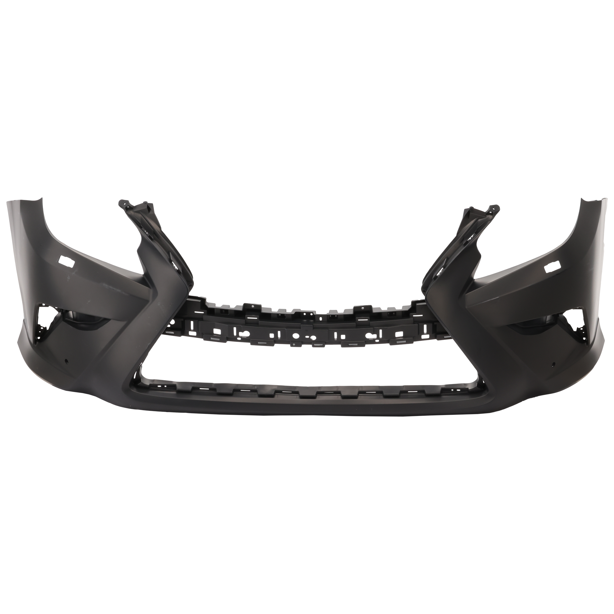 AM GX460-20-23 FRONT BUMPER COVER Primed w HLW Holes w o Parking Aid Sensor Holes Base Luxury Premium Models SKU RL01030100P Partslink LX1000376 OEM 521196C901