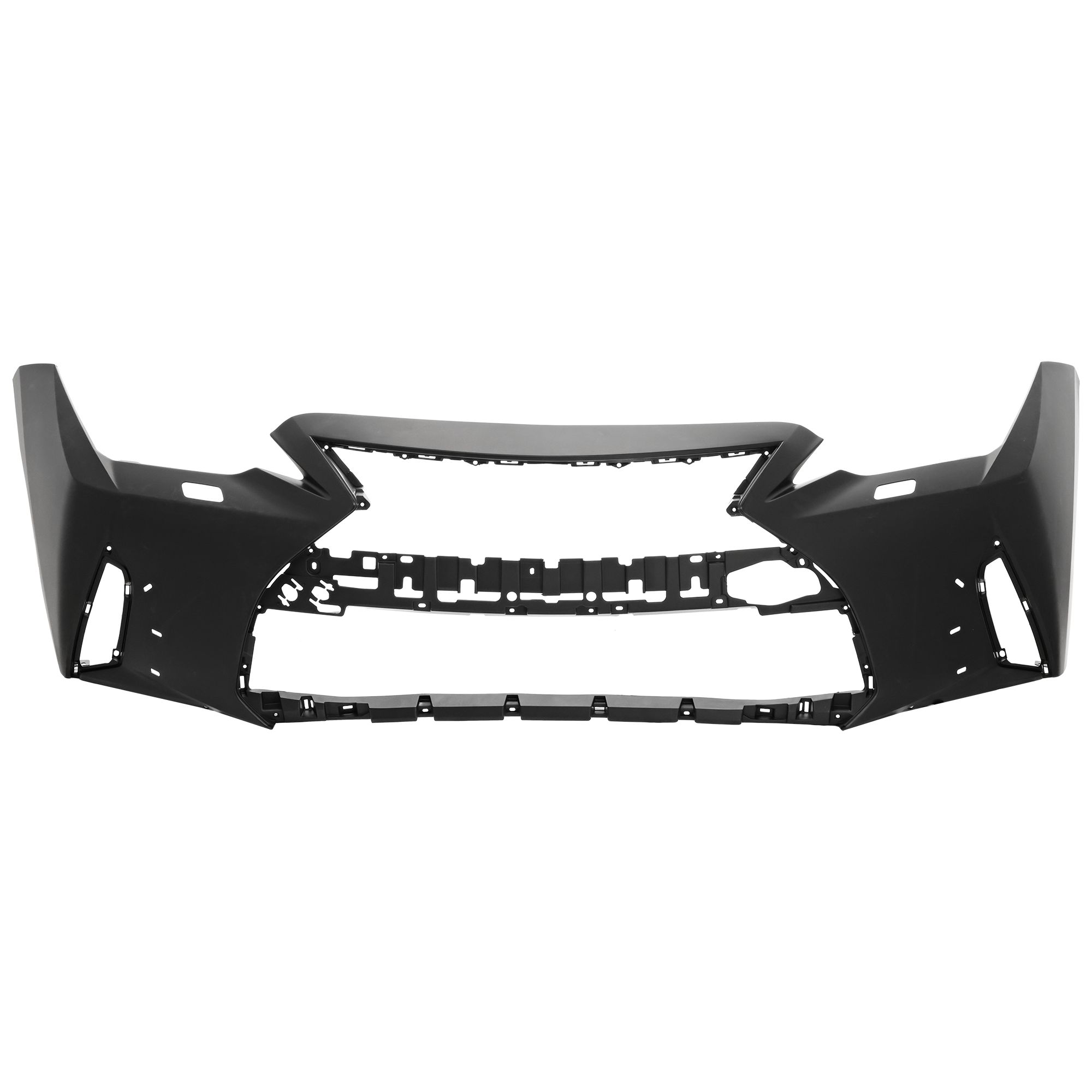 AM IS300 IS350-21-25 FRONT BUMPER COVER Primed w F Sport Pkg w HLW Holes w o PDC Sensor Holes SKU RL01030106P Partslink LX1000392 OEM 521195E986