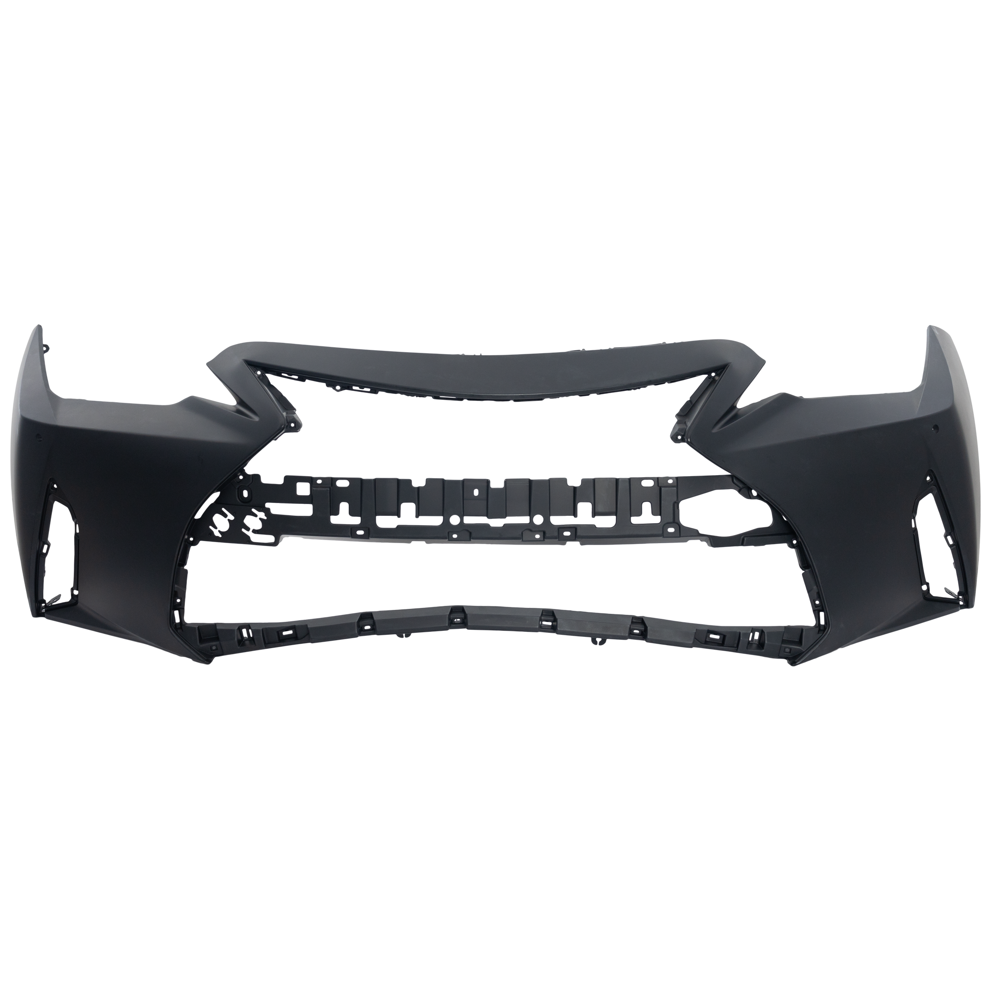 AM IS300 IS350-21-25 FRONT BUMPER COVER Primed w o F Sport Pkg w o HLW Holes w PDC Sensor Holes SKU RL01030107P Partslink LX1000389 OEM 521195E979