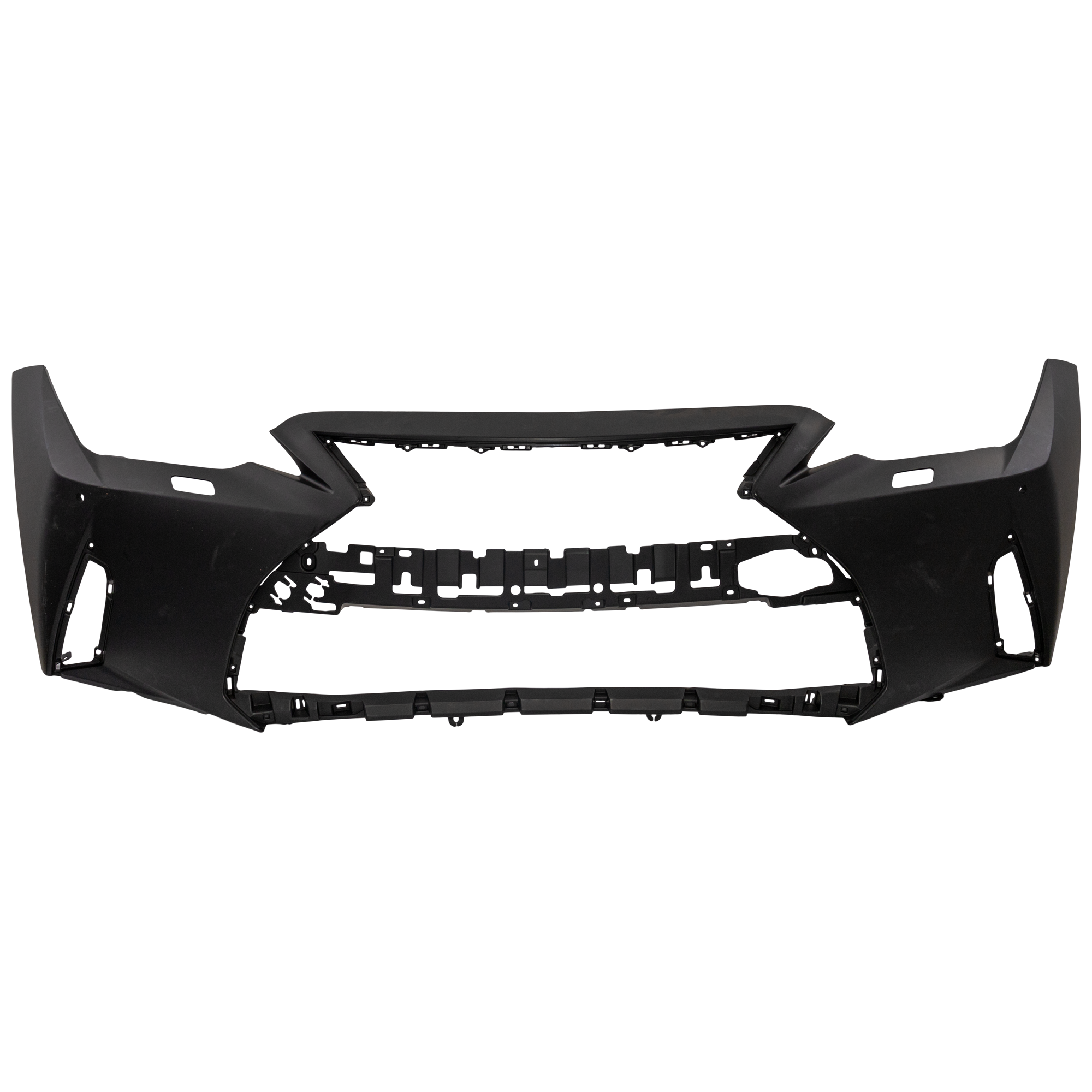 AM IS300 IS350-21-23 FRONT BUMPER COVER Primed w o F Sport Pkg w HLW and PDC Sensor Holes SKU RL01030108P Partslink LX1000390 OEM 521195E982