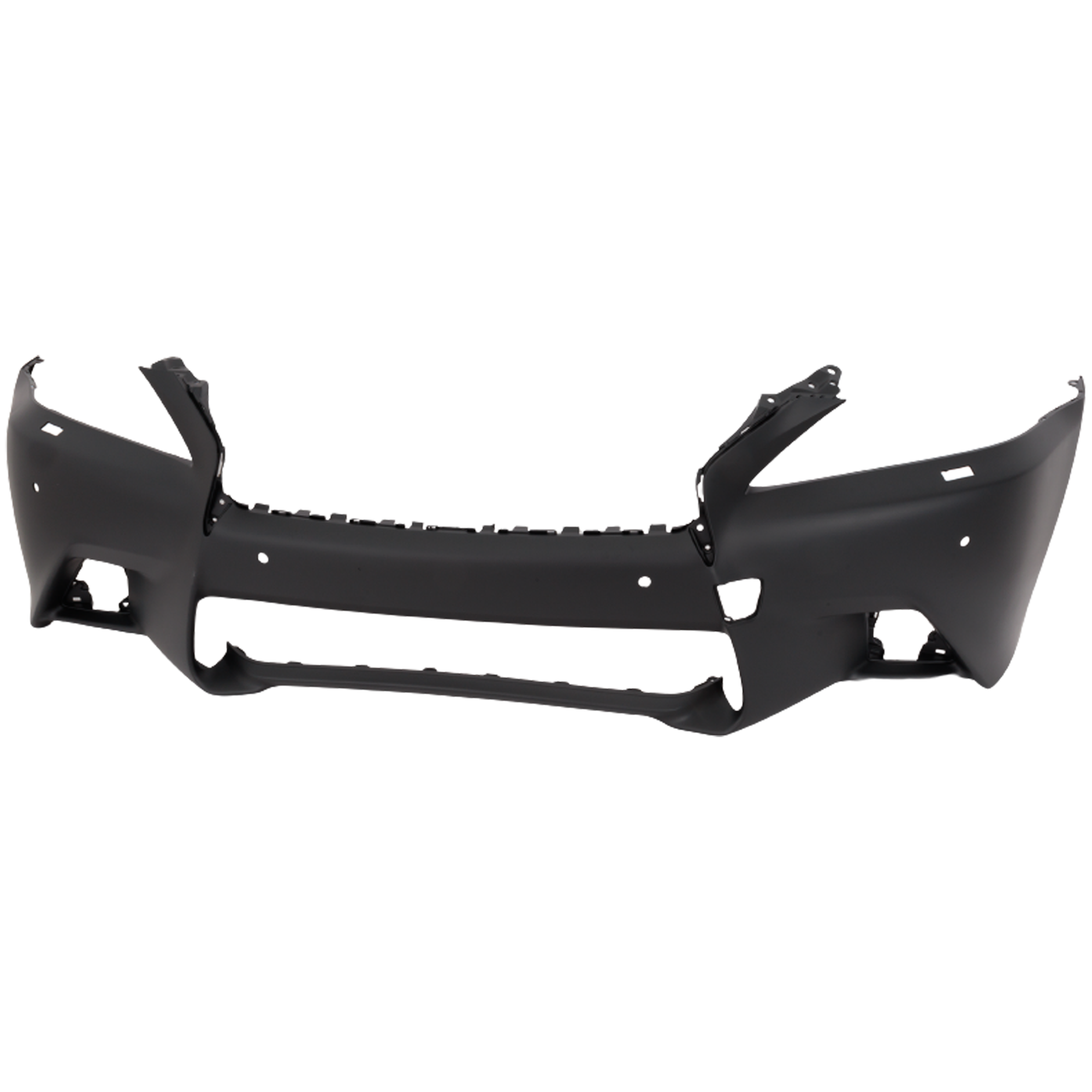 AM GS350 GS450H 14-15 FRONT BUMPER COVER Primed w F Sport Package Parking Sensor Holes Headlamp Washer Holes SKU RL01030117P Partslink LX1000284 OEM 521193A962