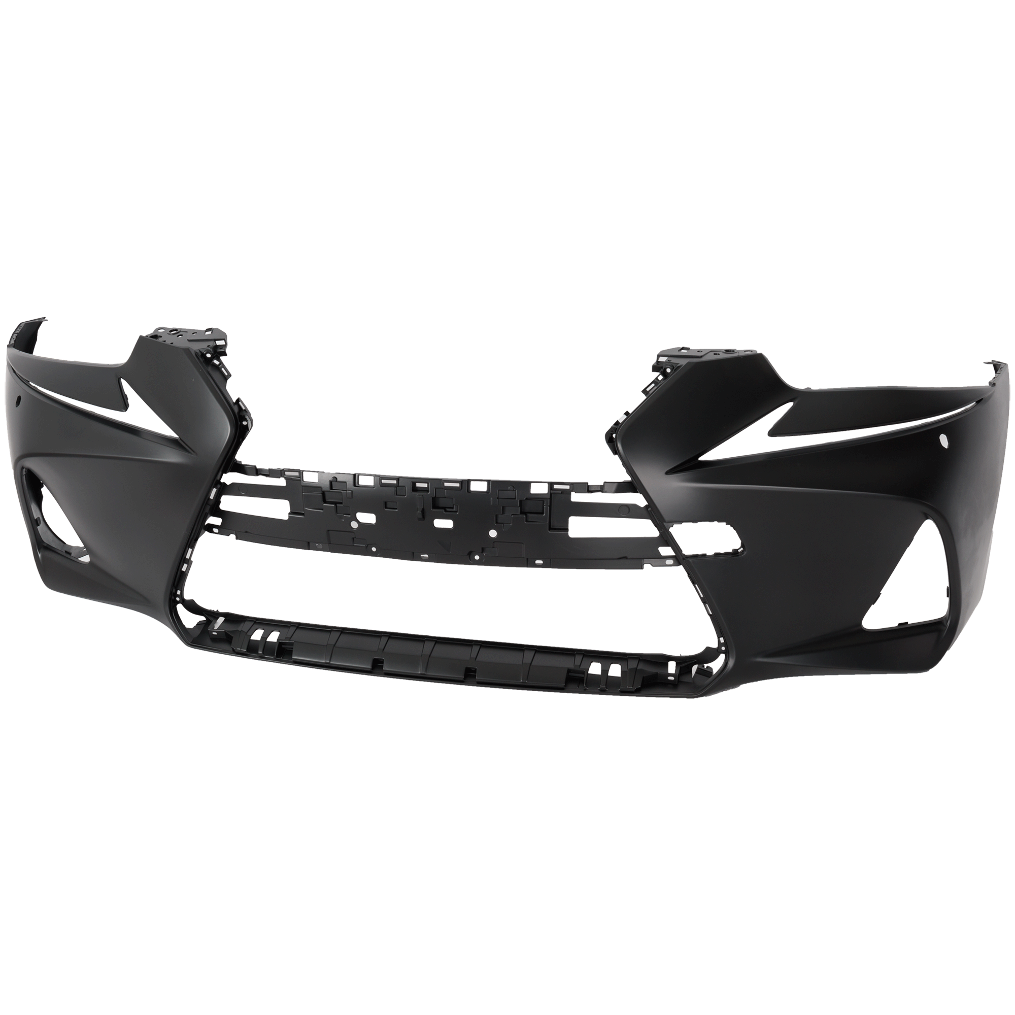 AM IS200T IS300 IS350-17-17 FRONT BUMPER COVER Primed w o F Sport Package Park Distance Control Sensor Holes w Headlamp Washer Holes SKU RL01030118P Partslink LX1000341 OEM 521195E932