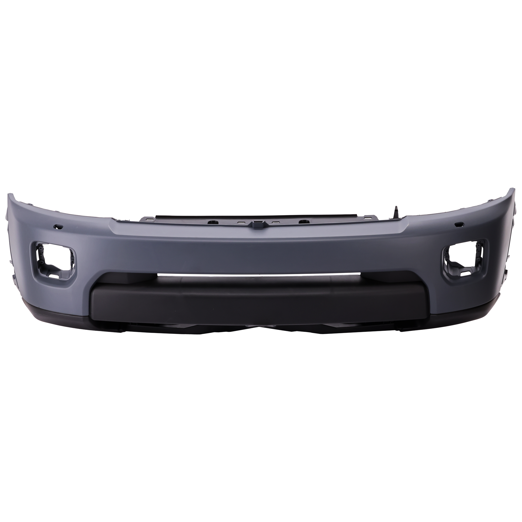 AM LR4-15-16 FRONT BUMPER COVER Primed w Headlight Washer Holes w o Parking Aid Sensor Holes and Camera SKU RL01030134P Partslink RO1000164 OEM LR064190