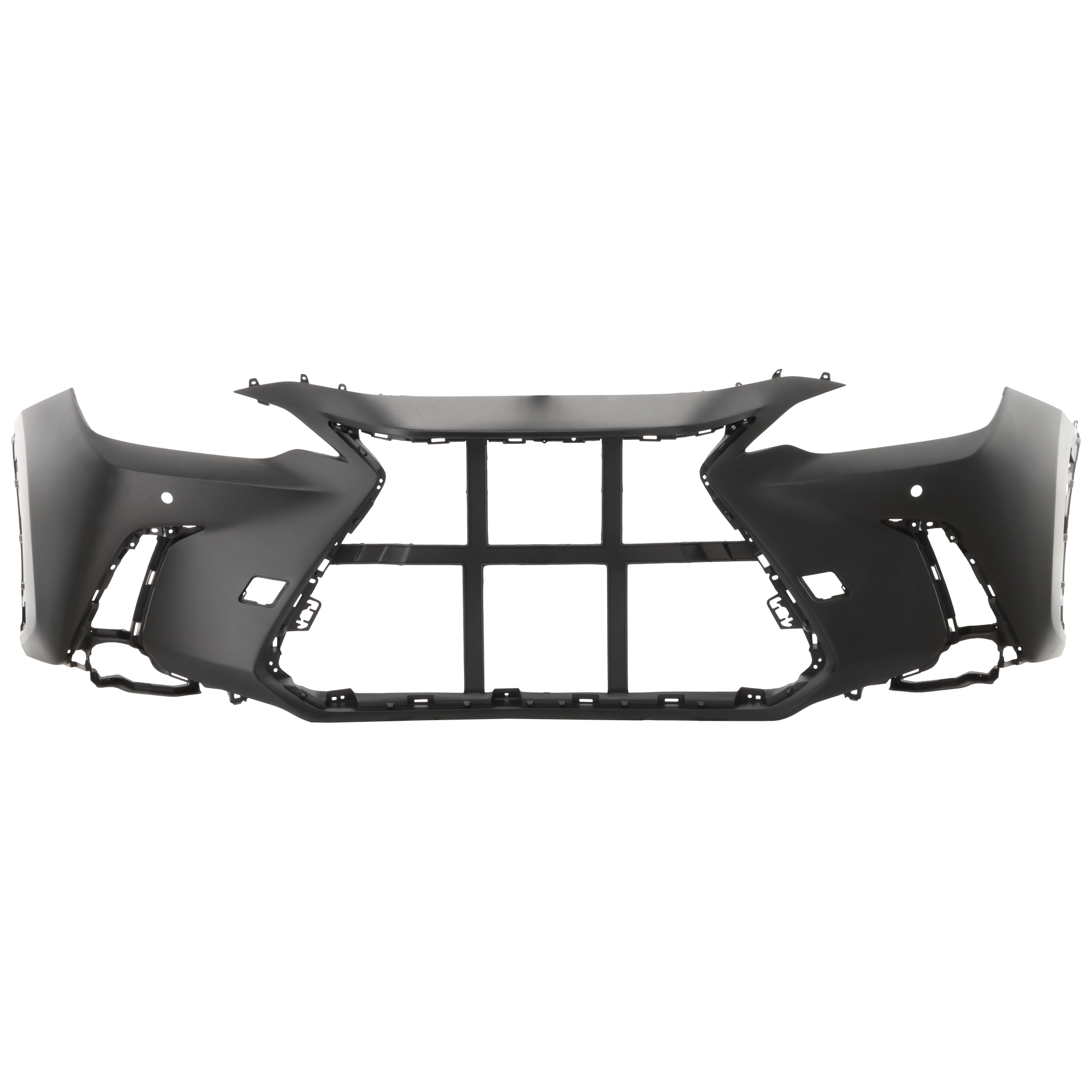 AM NX250 NX350-22-25 FRONT BUMPER COVER Primed w Park Distance Control Sensor Holes Japan North America Built Vehicle SKU RL01030136P Partslink LX1000396 OEM 52119F6901