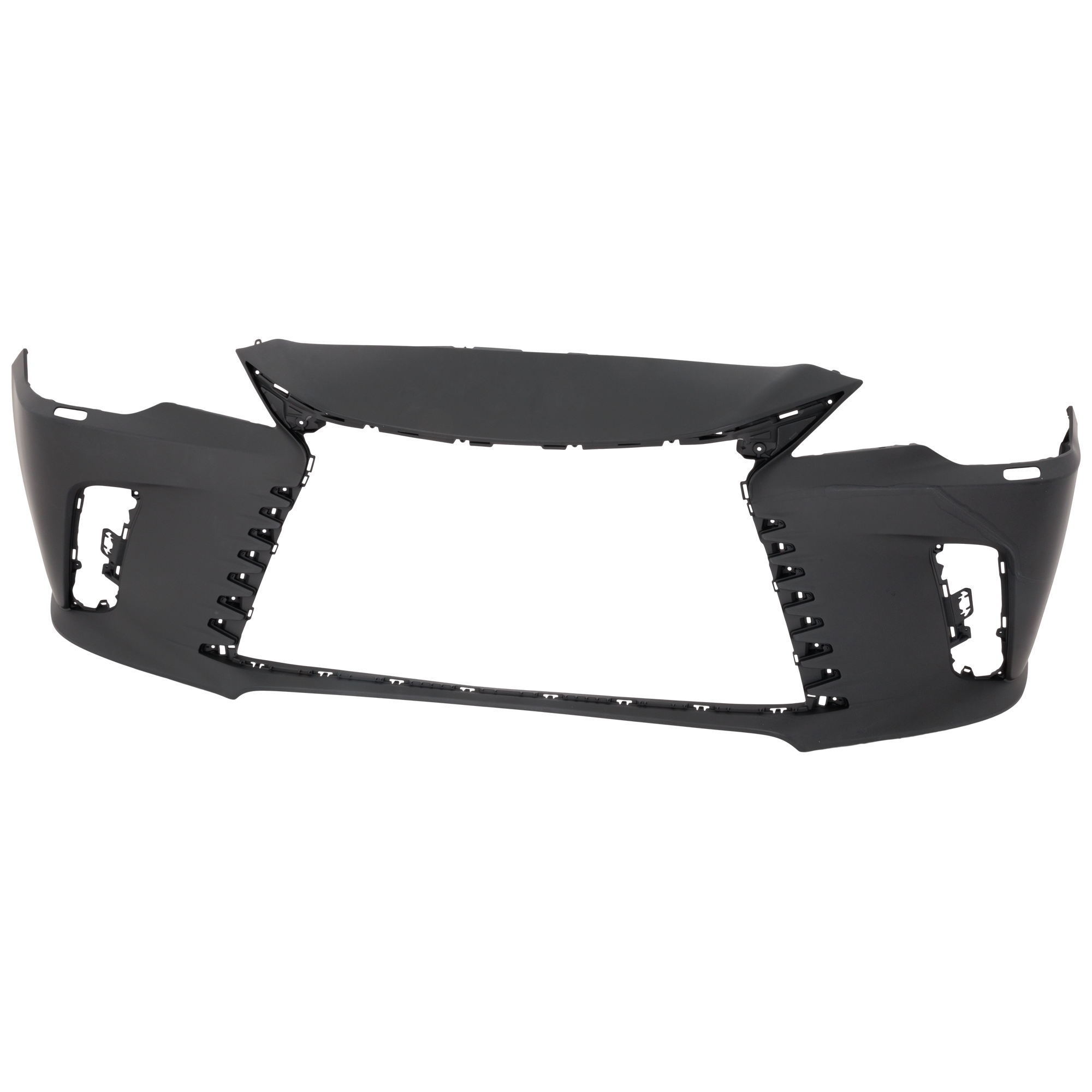 AM RX350 RX350H 23-24 FRONT BUMPER COVER Primed RX350 w o F Sport Pkg North America Built Vehicle w HLW and Park Assist Sensor Holes CAPA SKU RL01030141PQ Partslink LX1000416C OEM 521190E966