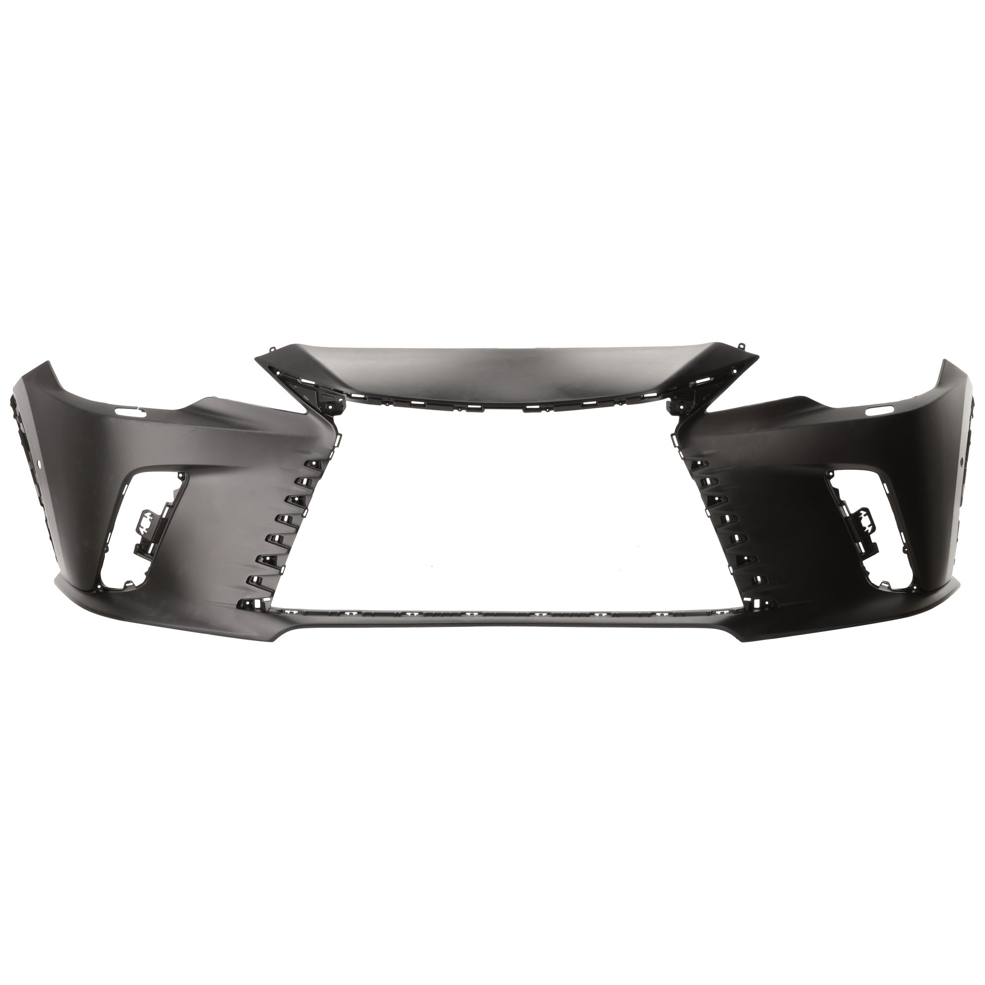 AM RX350 RX350H 23-25 FRONT BUMPER COVER Primed RX350 w o F Sport Pkg North America Built Vehicle w HLW and Park Assist Sensor Holes SKU RL01030141P Partslink LX1000416 OEM 521190E966