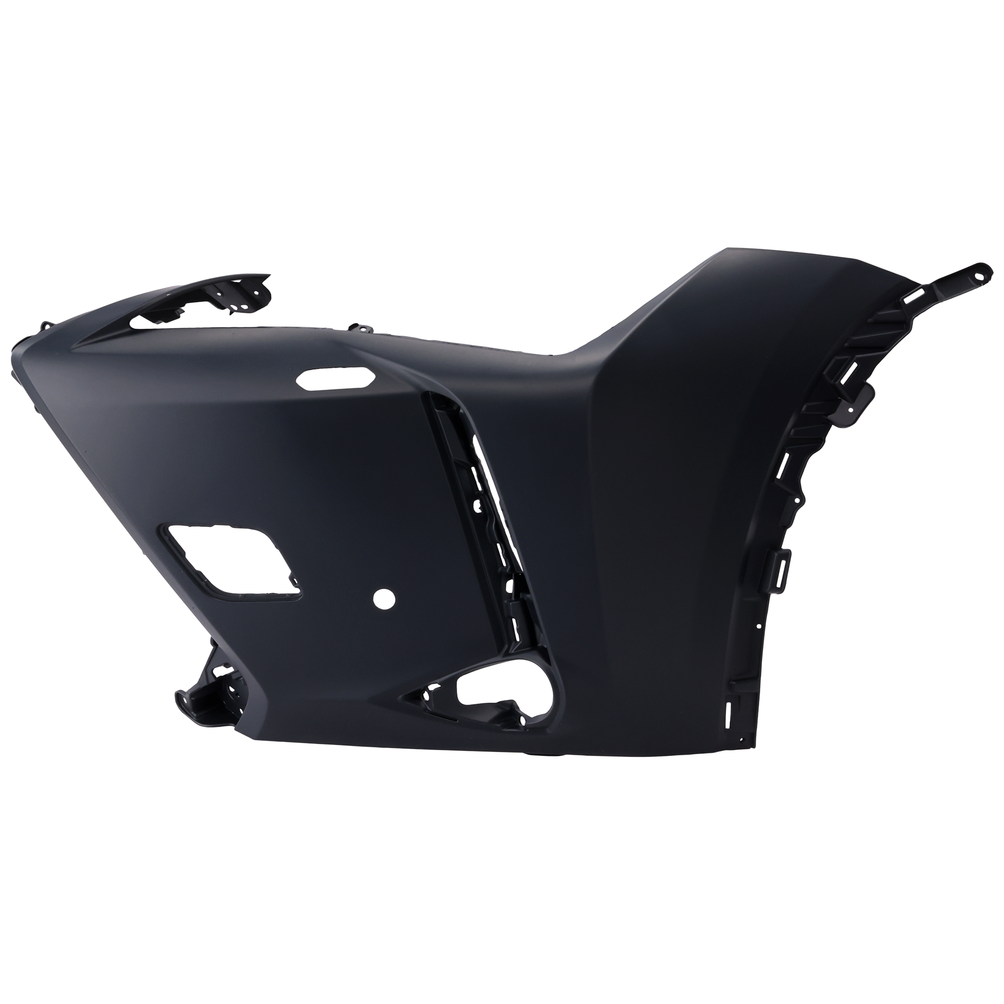 AM UX200-19-22 US200H 19-23 FRONT BUMPER END LH Primed w o F Sport Package w Park Distance Control Sensor and Headlight Washers Holes CAPA SKU RL01110002Q Partslink LX1016105C