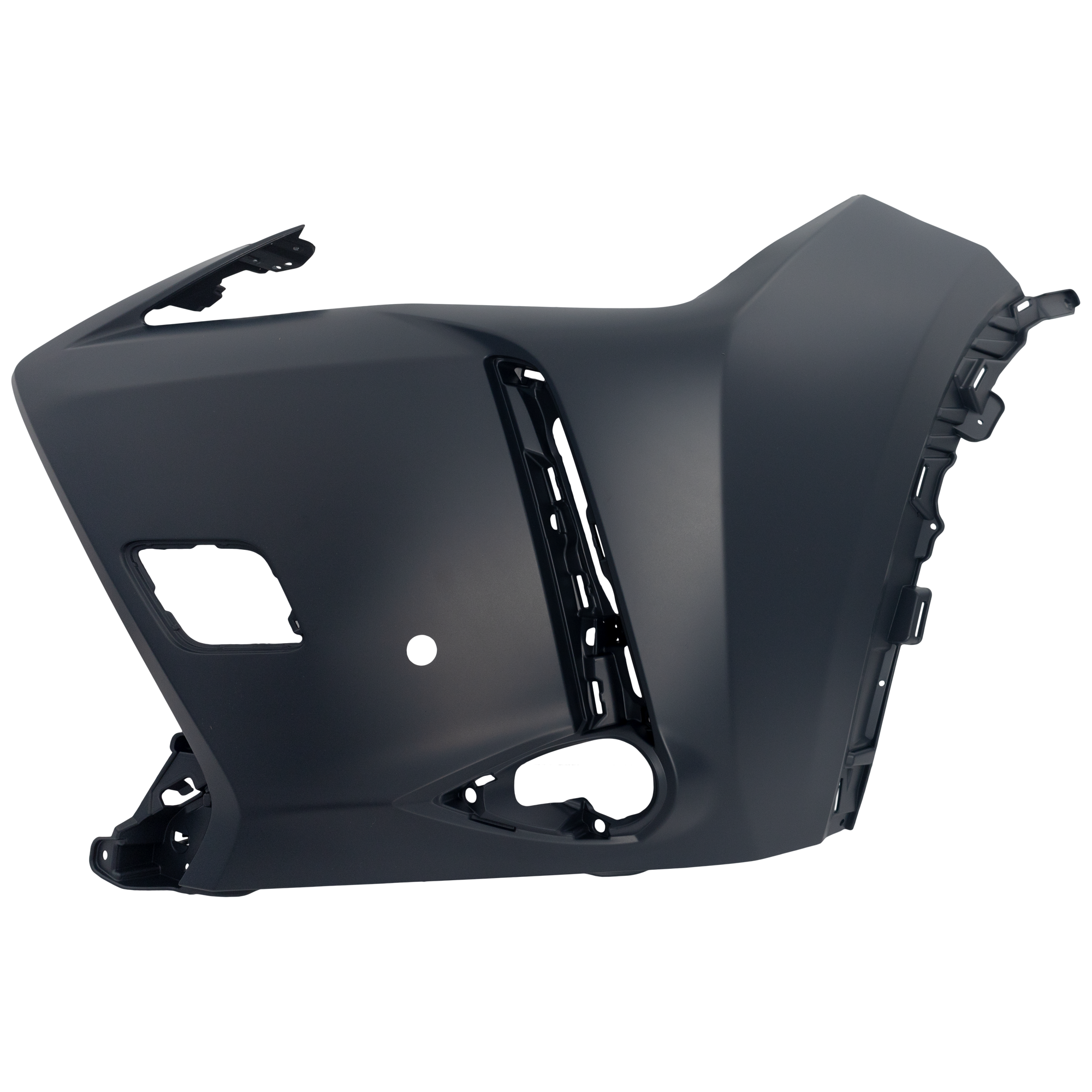 AM UX200-19-22 US200H 19-23 FRONT BUMPER END LH Primed w o F Sport Package w Park Distance Control Sensor w o Headlight Washers Holes CAPA SKU RL01110004Q Partslink LX1016104C