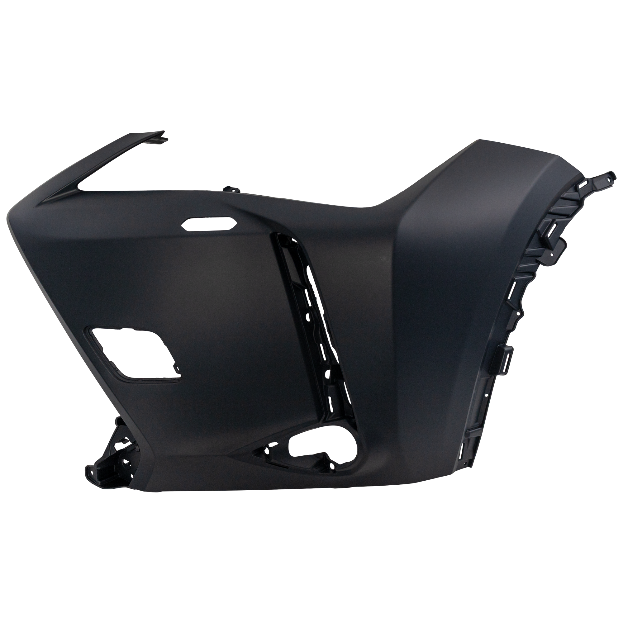 AM UX200-19-22 US200H 19-23 FRONT BUMPER END LH Primed w Headlight Washers Holes w o F Sport Package and Park Distance Control Sensor Holes CAPA SKU RL01110006Q Partslink LX1016103C OEM 5211376904