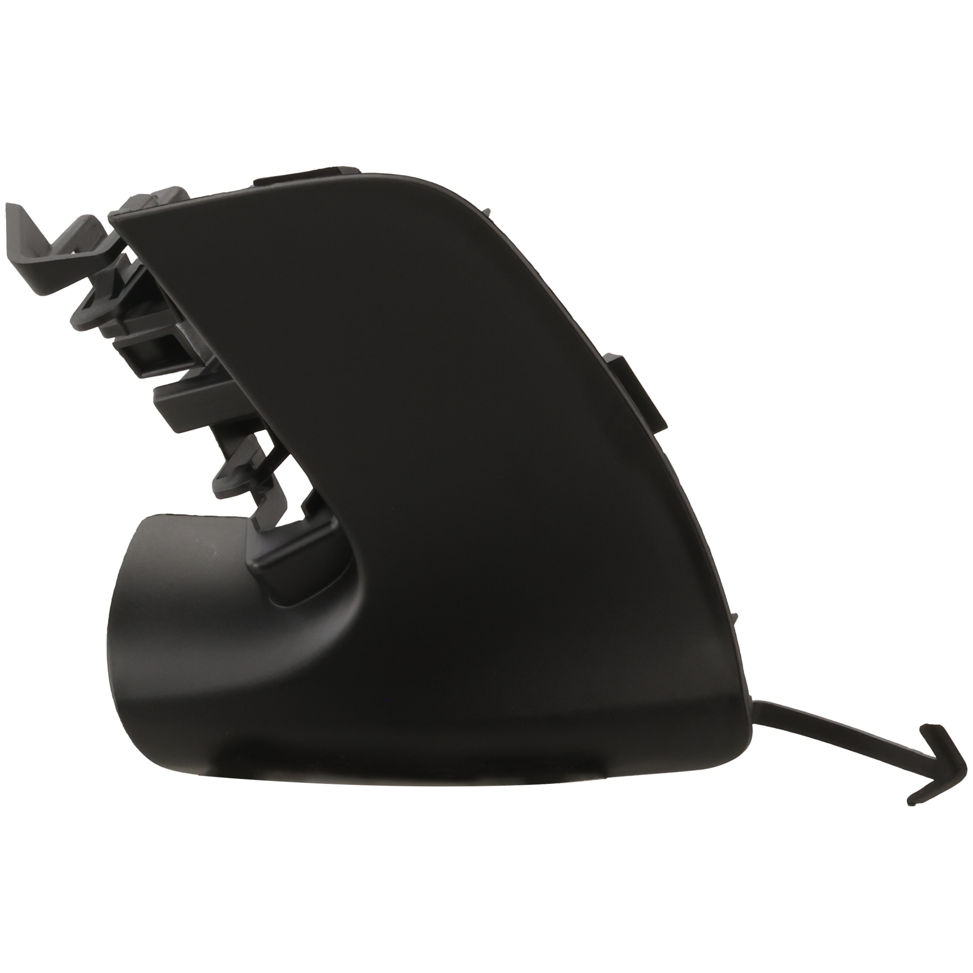 AM RX350-10-15 FRONT BUMPER TOW HOOK COVER LH Primed Plastic w o F Sport Package Canada Built Vehicle SKU RL01440018 Partslink LX1029110 OEM 521280E913-521280E921