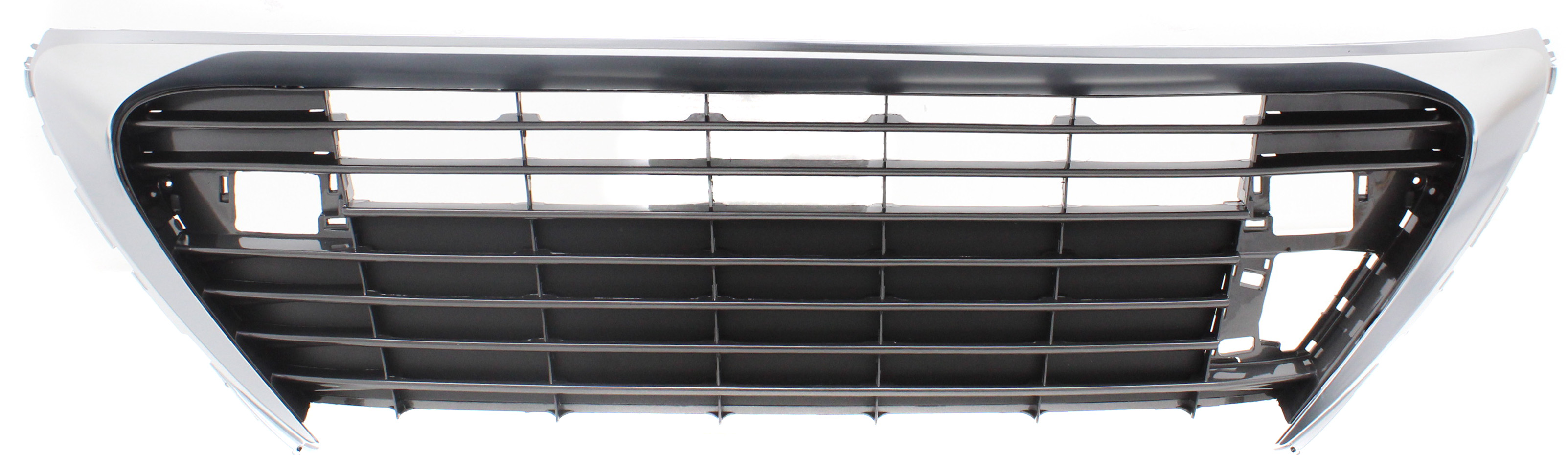 AM ES300H ES350-16-18 FRONT BUMPER GRILLE Satin Nickel w Gloss Gry Insrt ES350 Japan North America Built Vehicle SKU RL01530003 Partslink LX1036129 OEM 5310206150