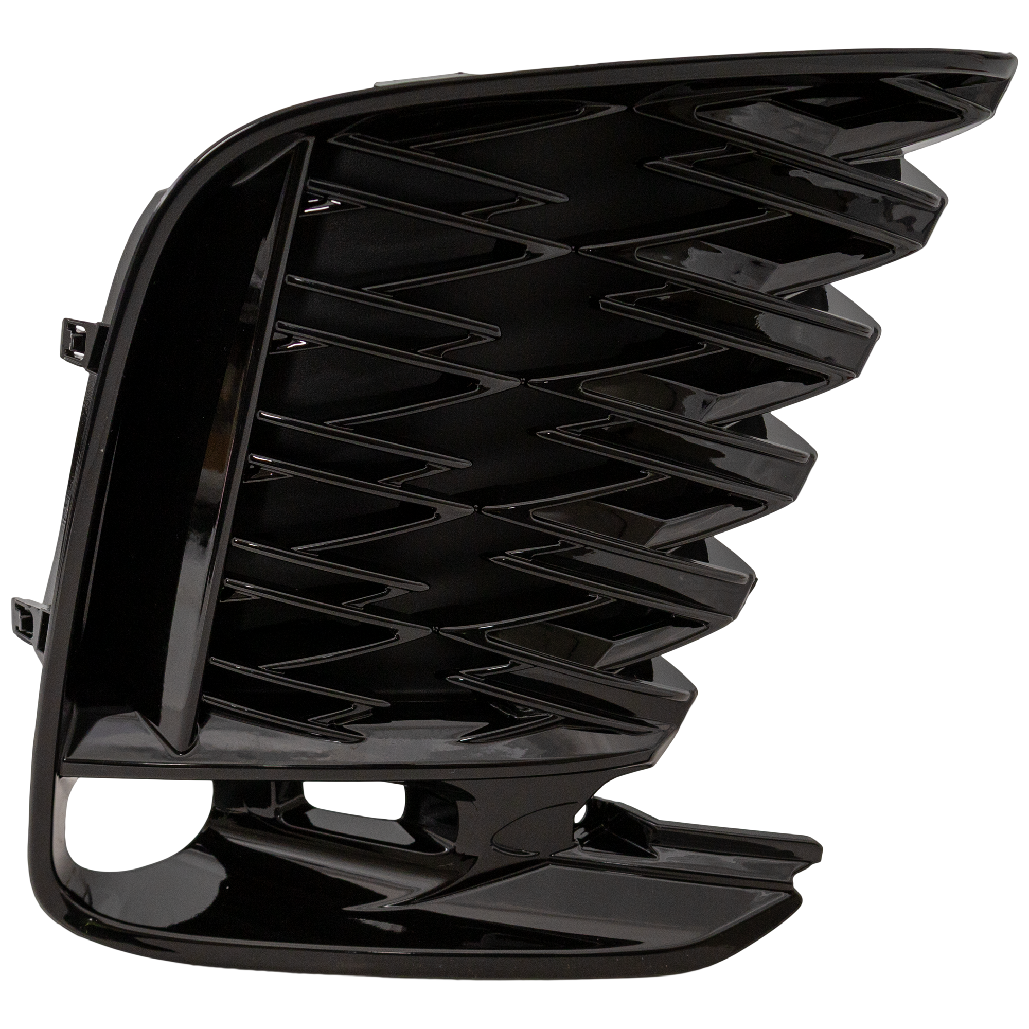 AM RX350 RX500H 23-24 FRONT BUMPER GRILLE RH Primed w F Sport Package and Cornering Lamps w o Parking Aid Sensor Holes SKU RL01530047 Partslink LX1039155 OEM 531030E080
