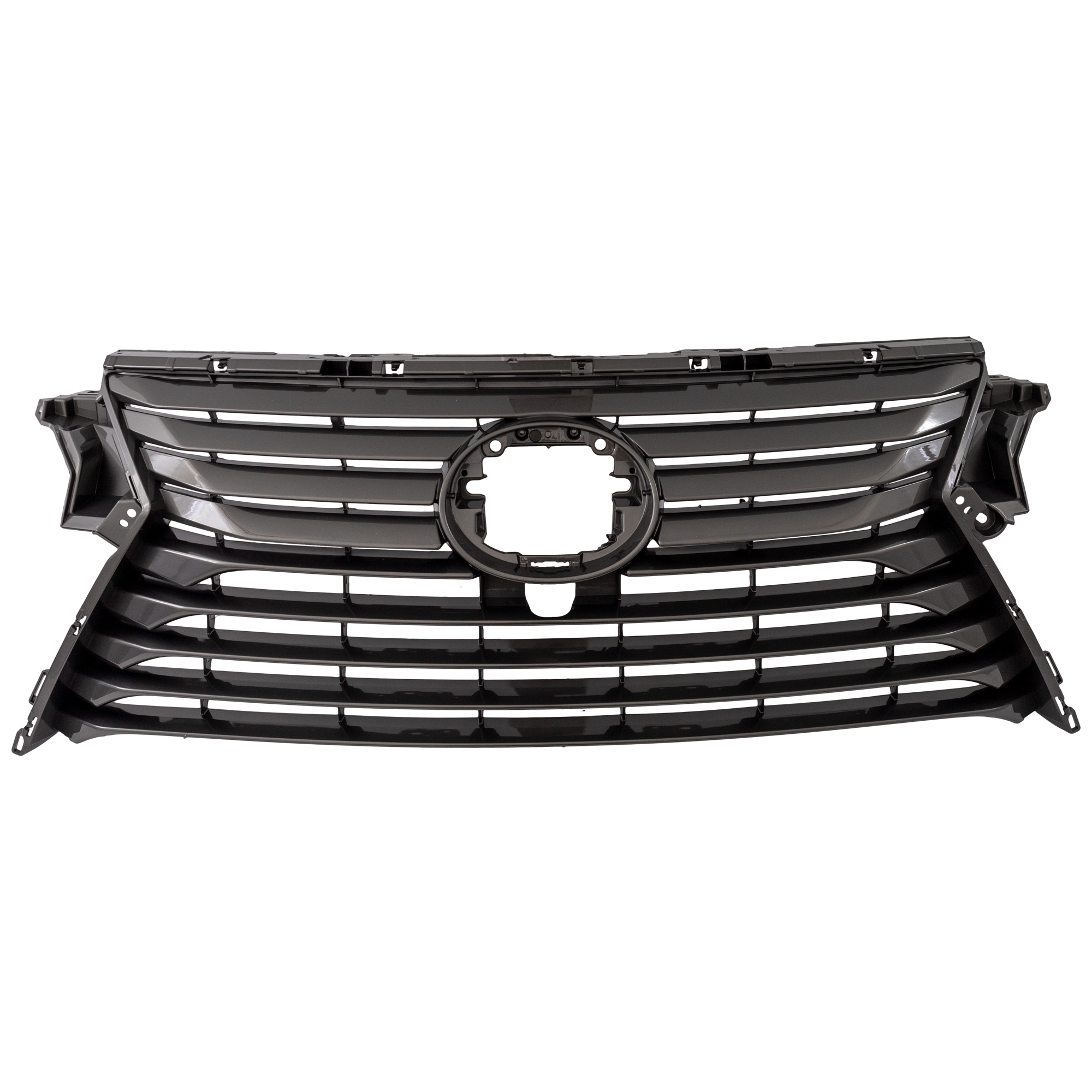 AM RX350 RX450H 16-19 GRILLE Dark Gray Shell and Insert w o F Sport Package w Camera Hole Base Model CAPA SKU RL07010012Q Partslink LX1200181C OEM 531110E180