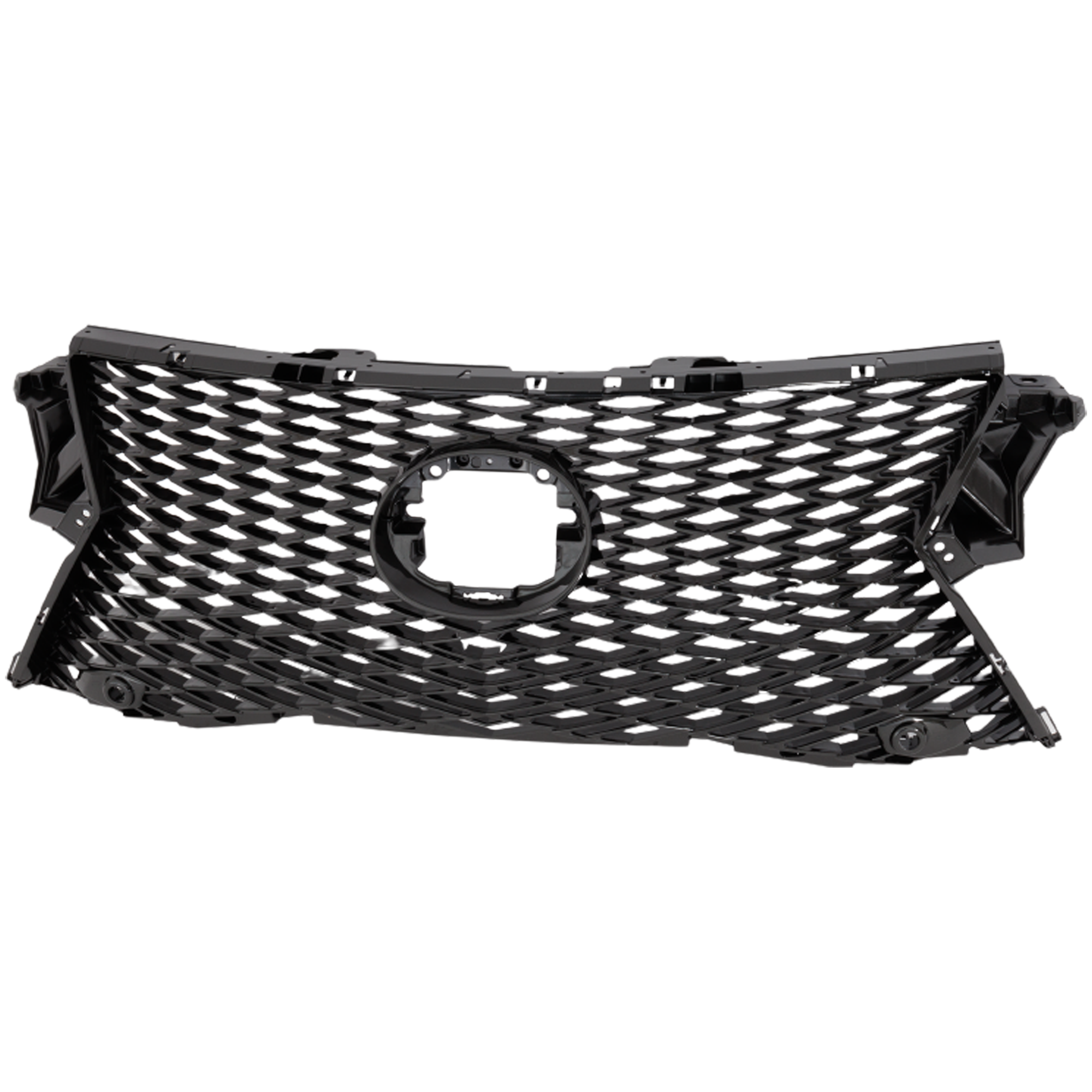AM RX350 RX450H 16-19 GRILLE Dark Gray Shell and Insert w PAS Holes w o Camera Hole F Sport Model CAPA SKU RL07010017Q Partslink LX1200183C OEM 531110E210