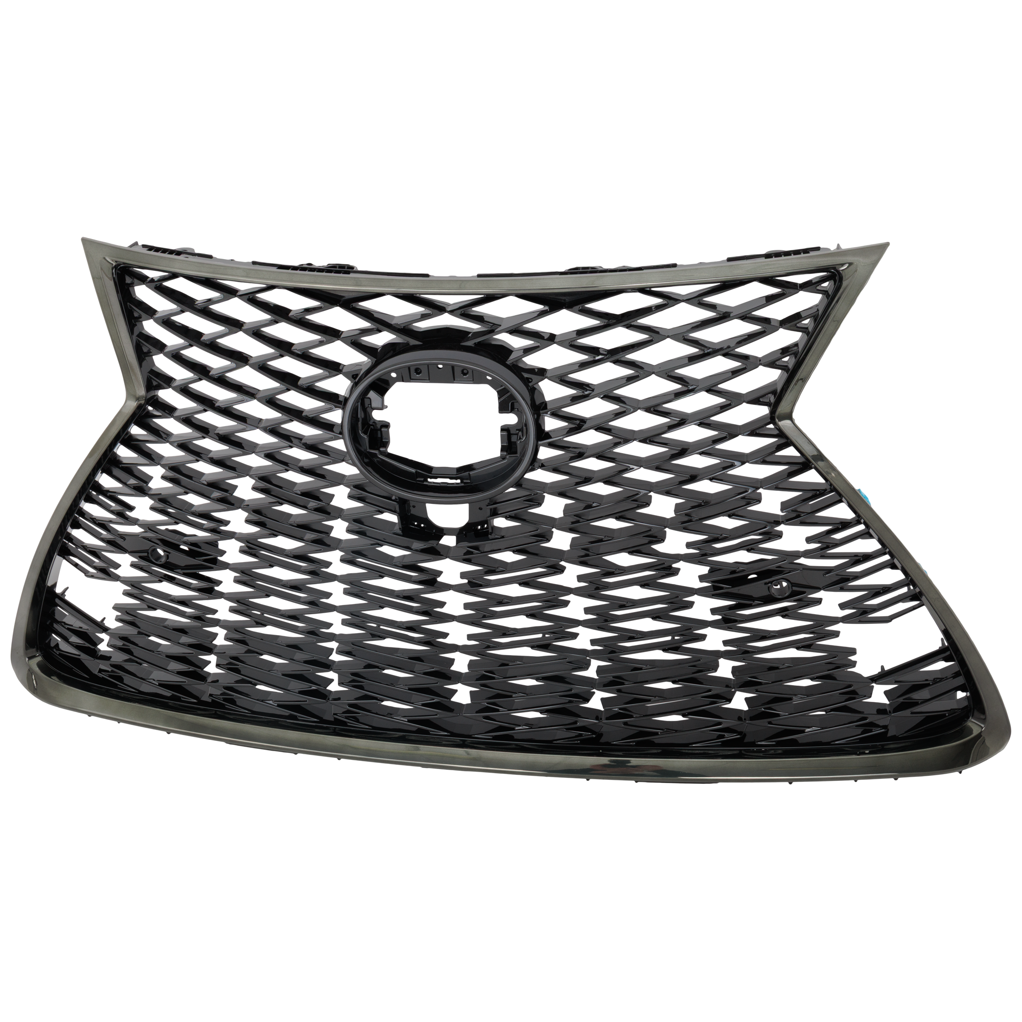 AM NX 300-18-19 GRILLE Chrome Black Molding Bright Dark Gray Shell And Insert w F Sport Pkg SKU RL07010033 Partslink LX1200204 OEM 5310178130
