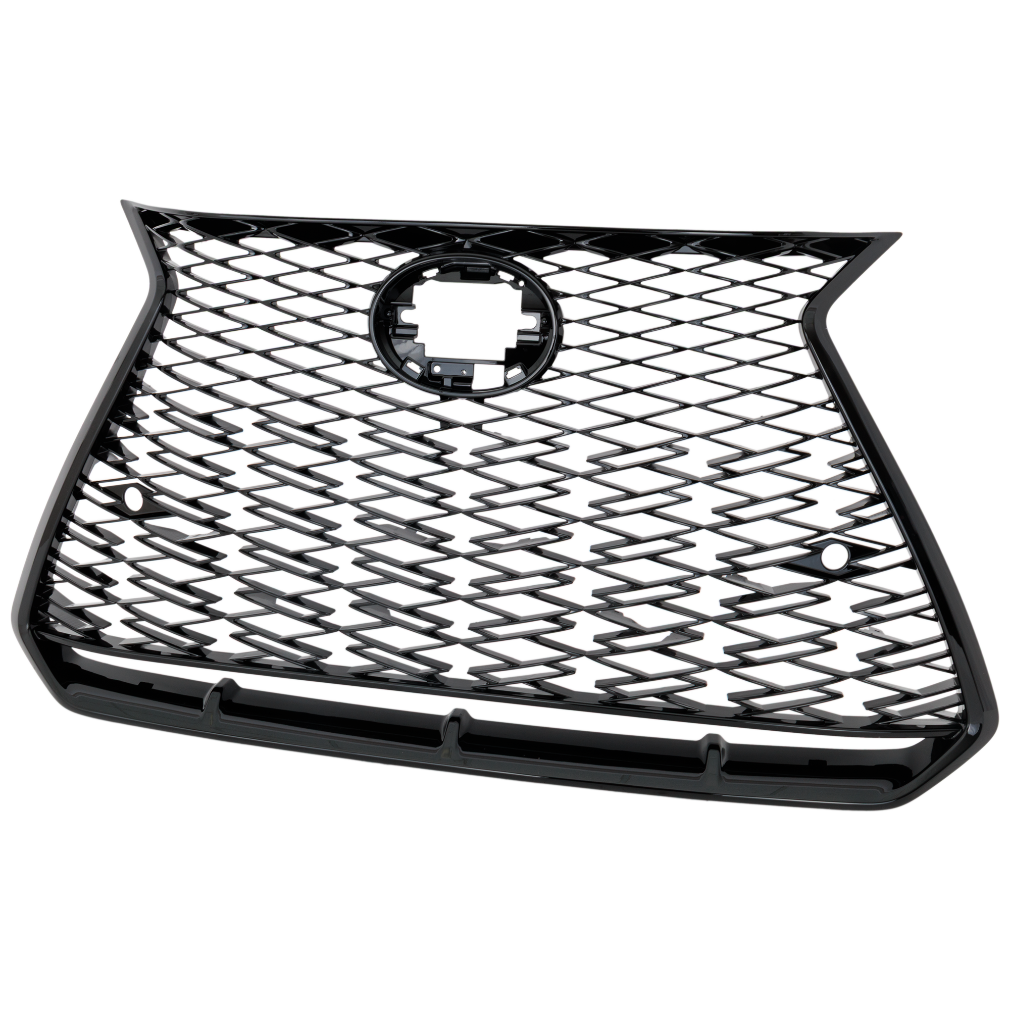 AM NX250-350-22-24 GRILLE Black w F Sport Package w o Front View Camera w Park Distance Control Sensor Holes Japan Built Vehicle SKU RL07010076 Partslink LX1200241 OEM 53101F6040-5311178220